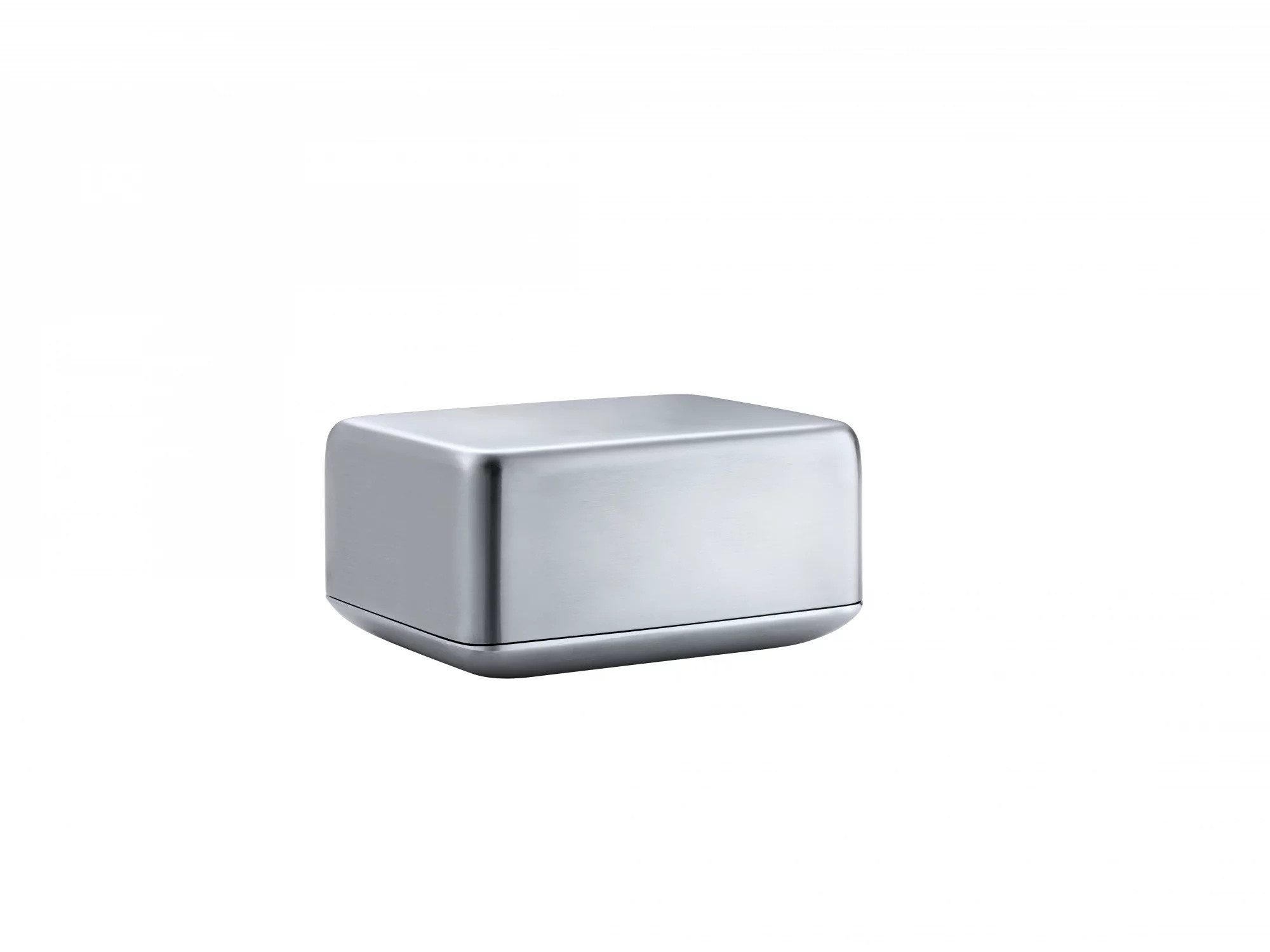 blomus Butterdose Blomus -BASIC- Butterdose Silber, Edelstahl Matt, Edelstahl Poliert