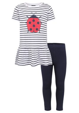 KIDSWORLD Longshirt & Leggings (Set, 2-tlg) mit niedlichem Marienkäfermotiv