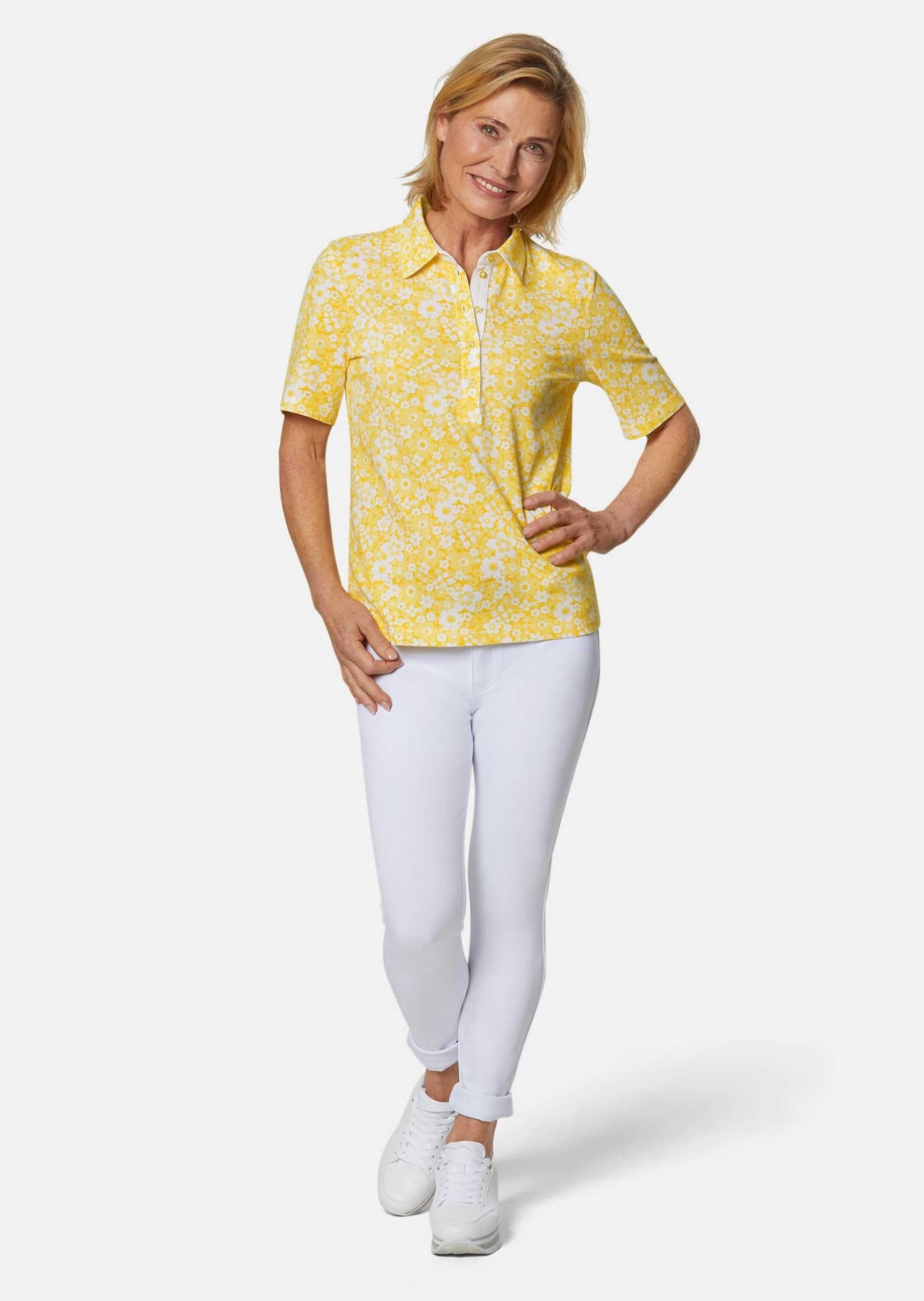 GOLDNER Poloshirt Pikee-Druckpoloshirt günstig online kaufen