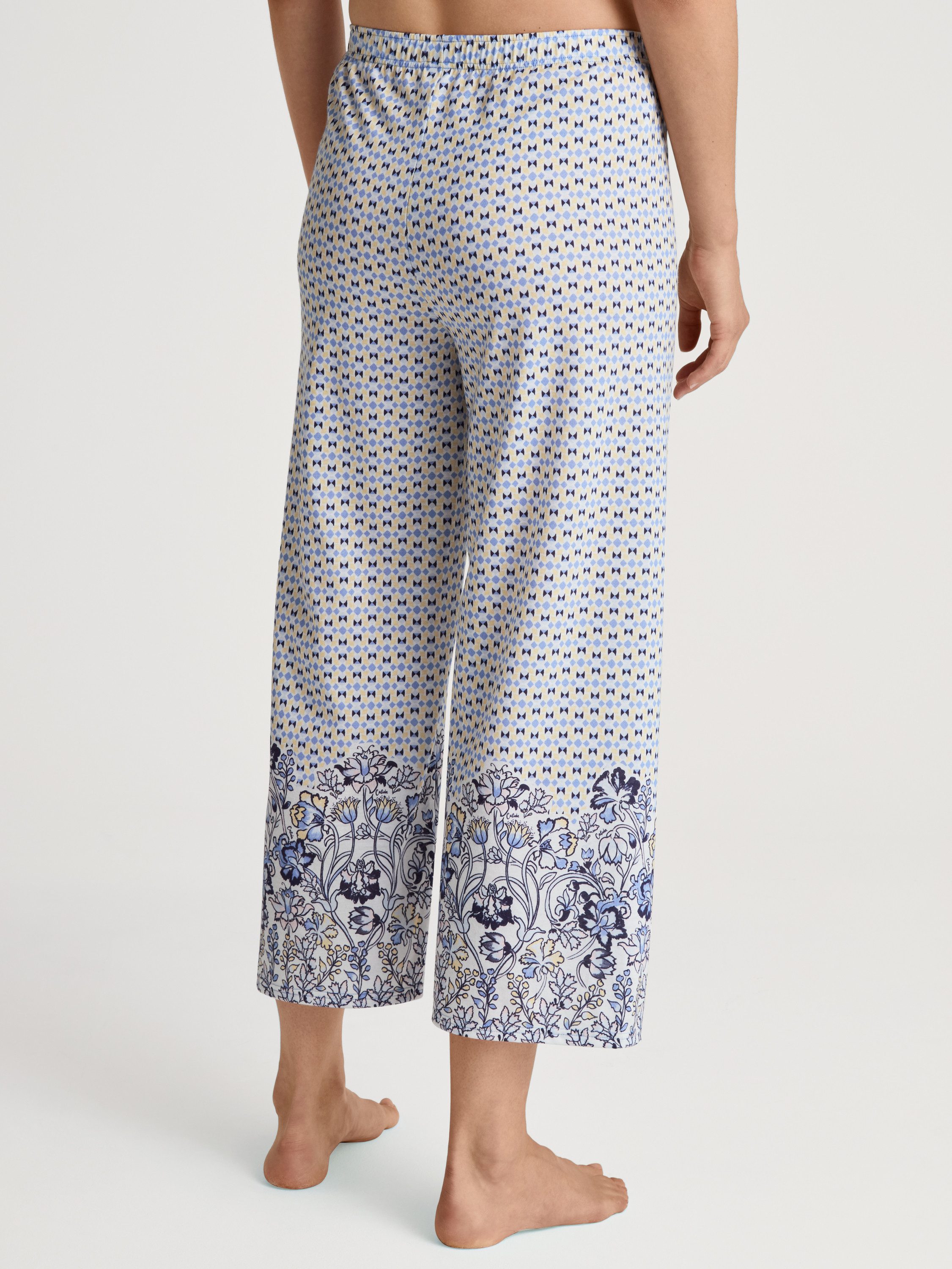CALIDA Pyjamahose Favourites Joy Damen (1-tlg) mit Seitentaschen, atmungsaktiv und temperaturausgleichend
