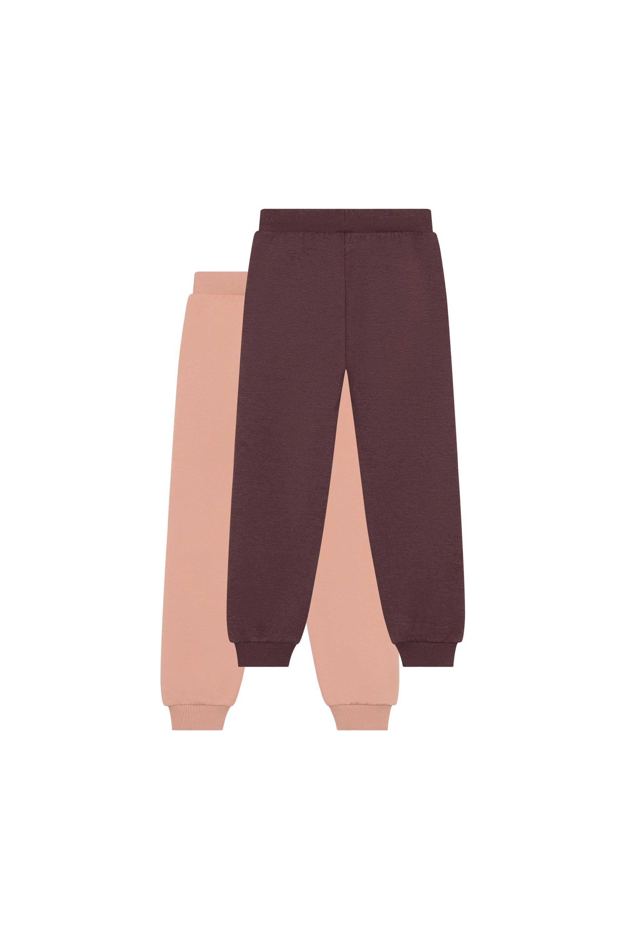 Minymo Sweathose MIGirls 2er-Pack Lässige Jogginghose im praktischen 2er Pack
