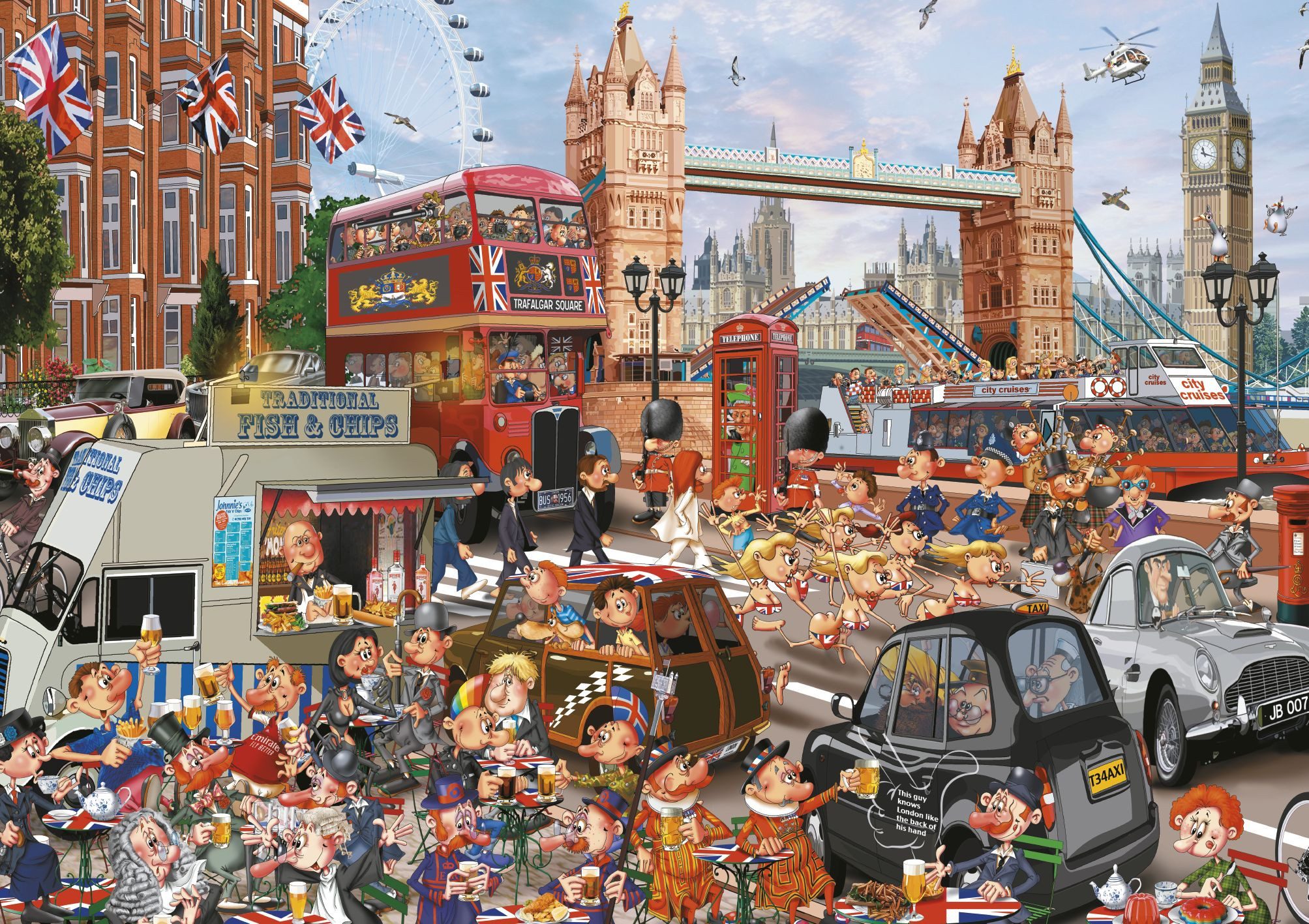 Piatnik Puzzle London, Ruyer, Puzzleteile günstig online kaufen