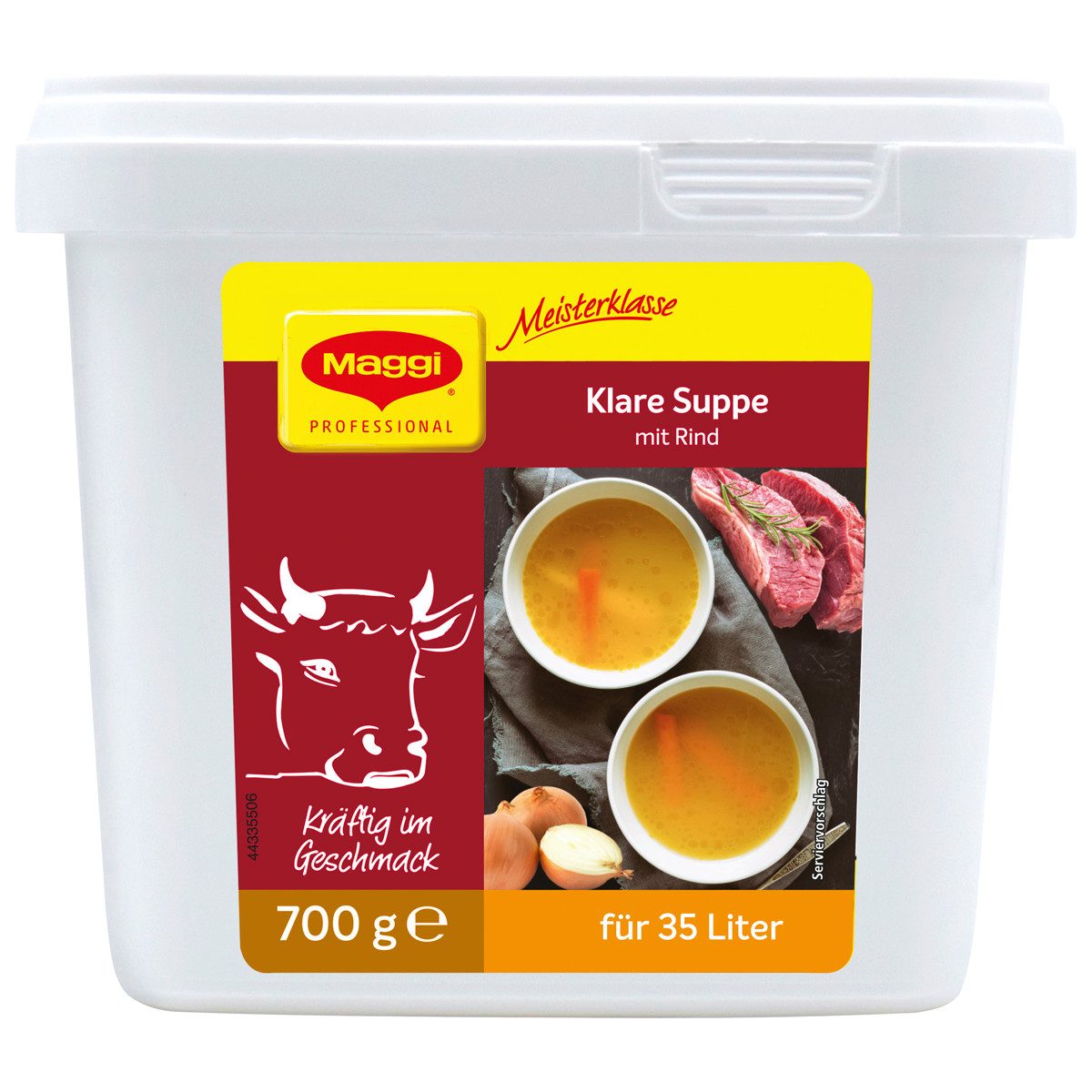MAGGI Fertiggericht, Maggi Meisterklasse Klare Rindfleischsuppe Großpackung für  im Vergleich
