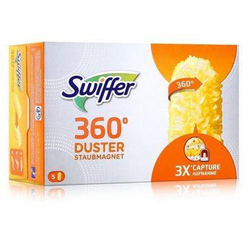 Swiffer Swiffer 360° Duster Staubmagnet 5 Tücher - Fängt Staub & Schmutz ein (Reinigungstücher