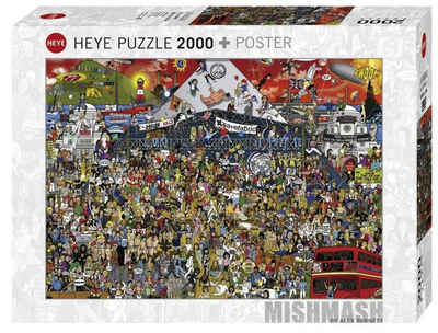 HEYE Puzzle British Music History Puzzle 2000 Teile, 2000 Puzzleteile