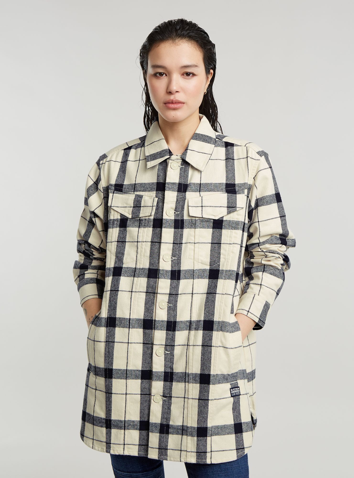 Langarmshirt Boyfriend Overshirt
