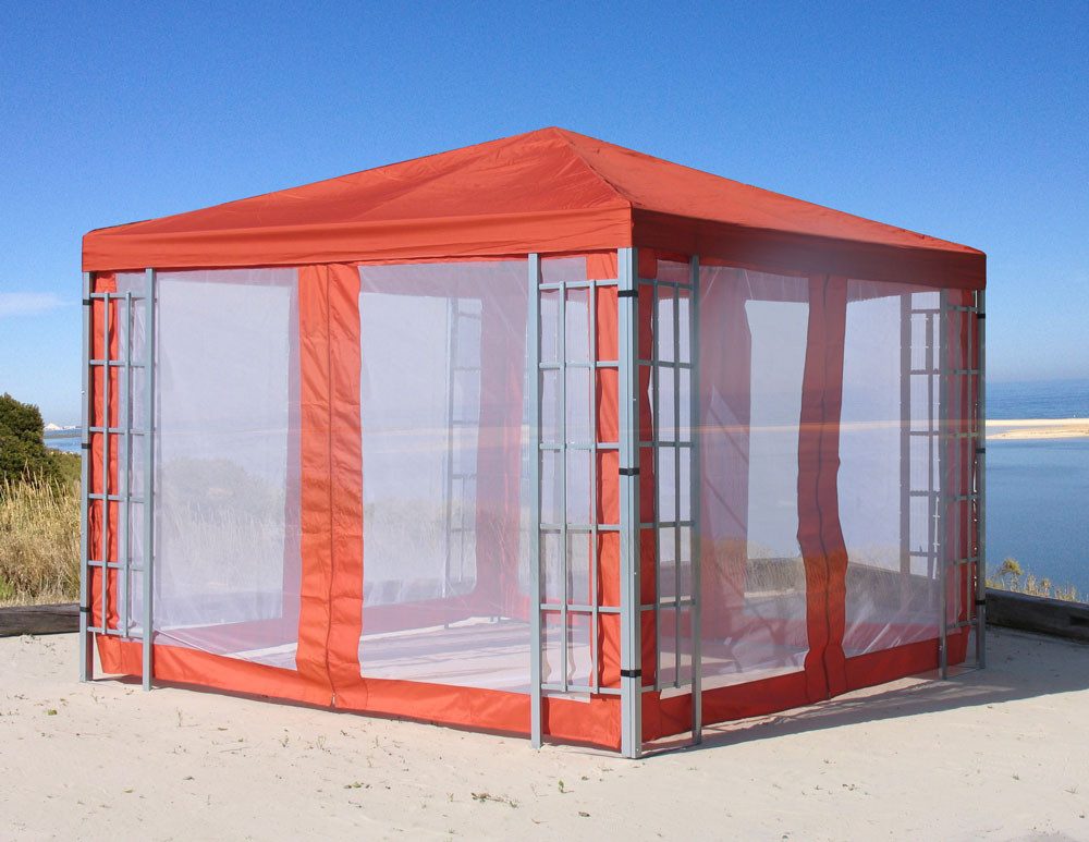 Quick Star Pavillon Rankpavillon 3x3m Terrakotta günstig online kaufen