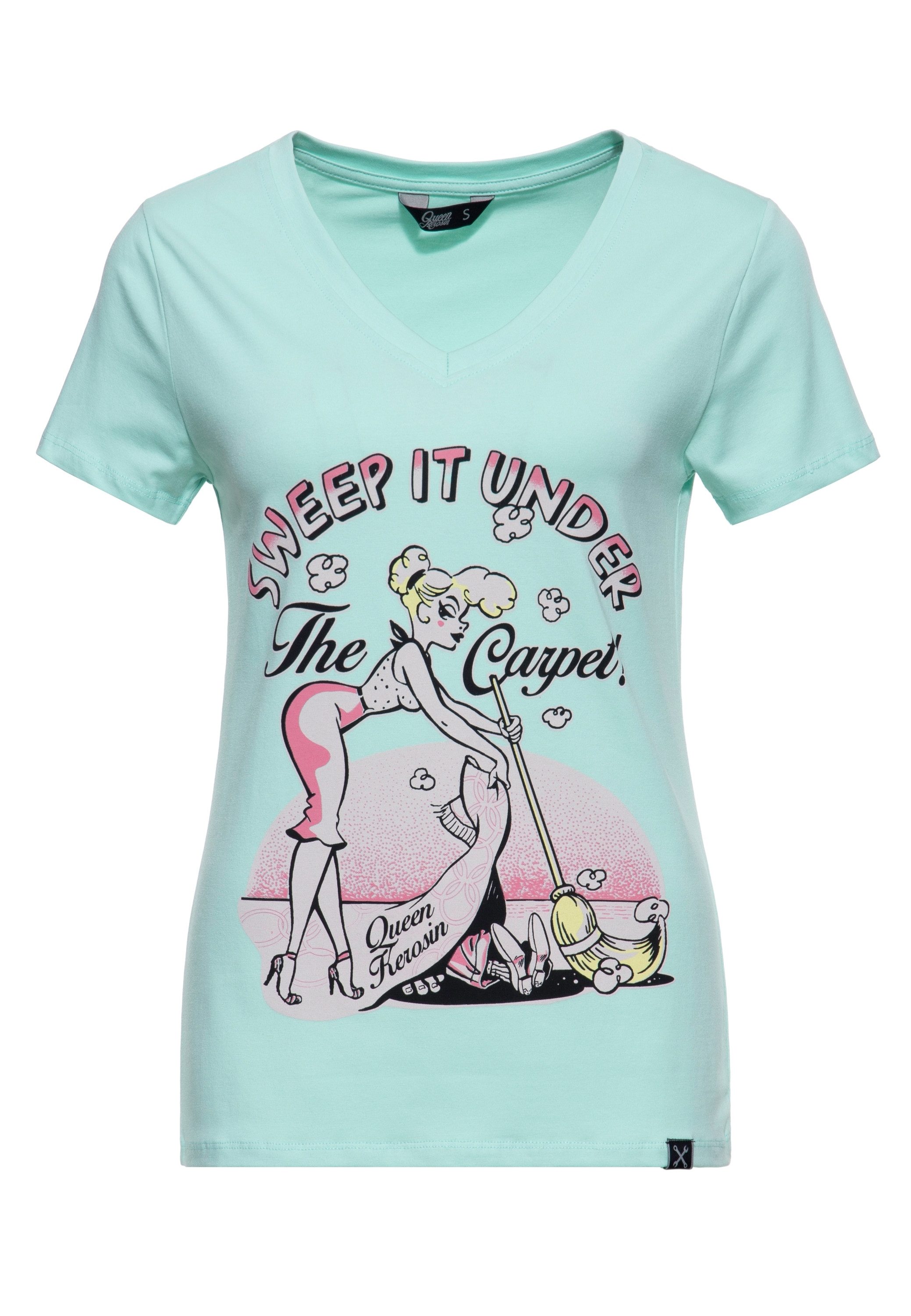 QueenKerosin Print-Shirt Sweep it under the günstig online kaufen