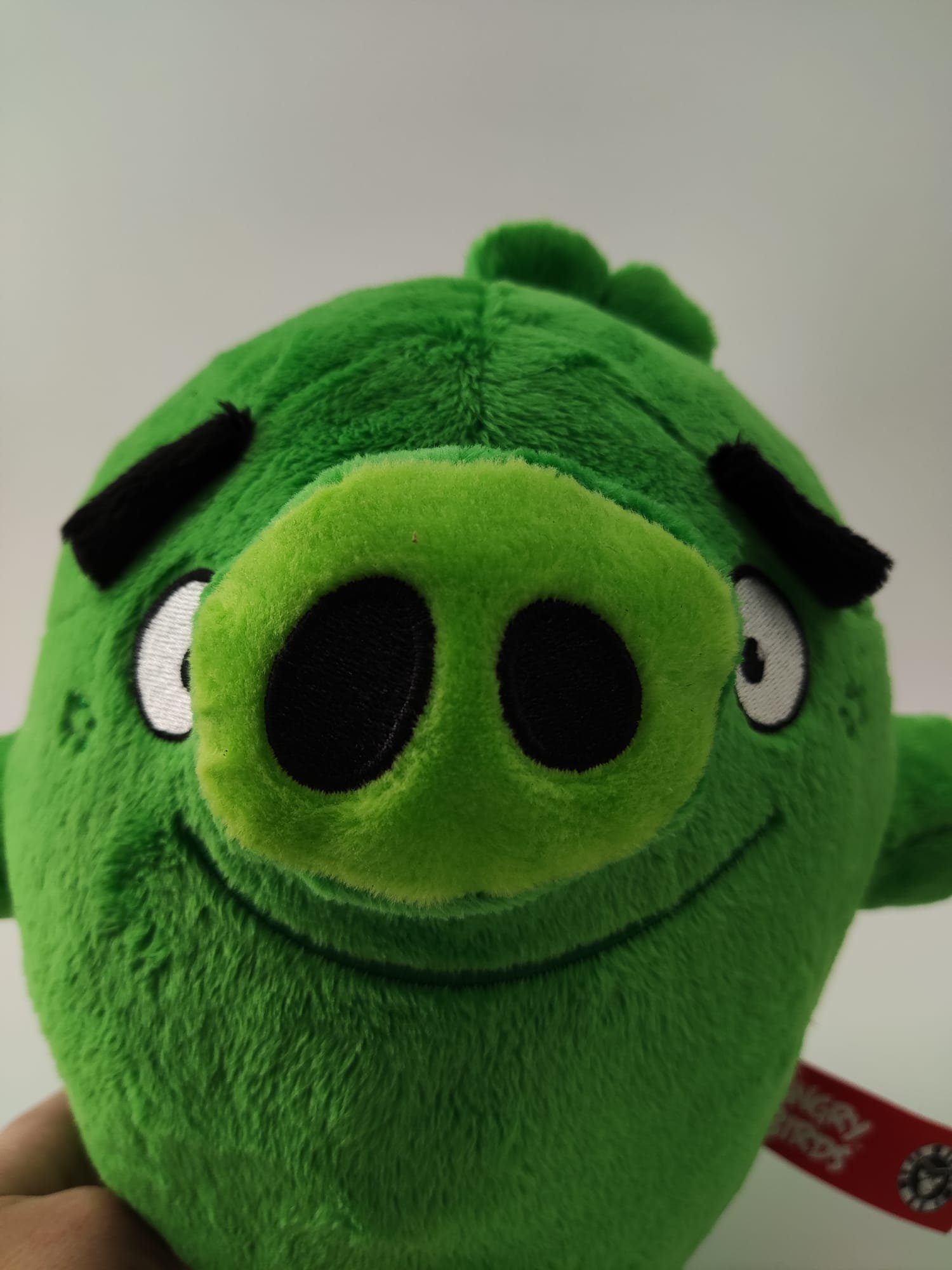 soma Kuscheltier Angry Birds Kuscheltier 22 cm Vogel Leonard grün Plüschfigur (1-St), Super weicher Plüsch Stofftier Kuscheltier für Kinder zum spielen