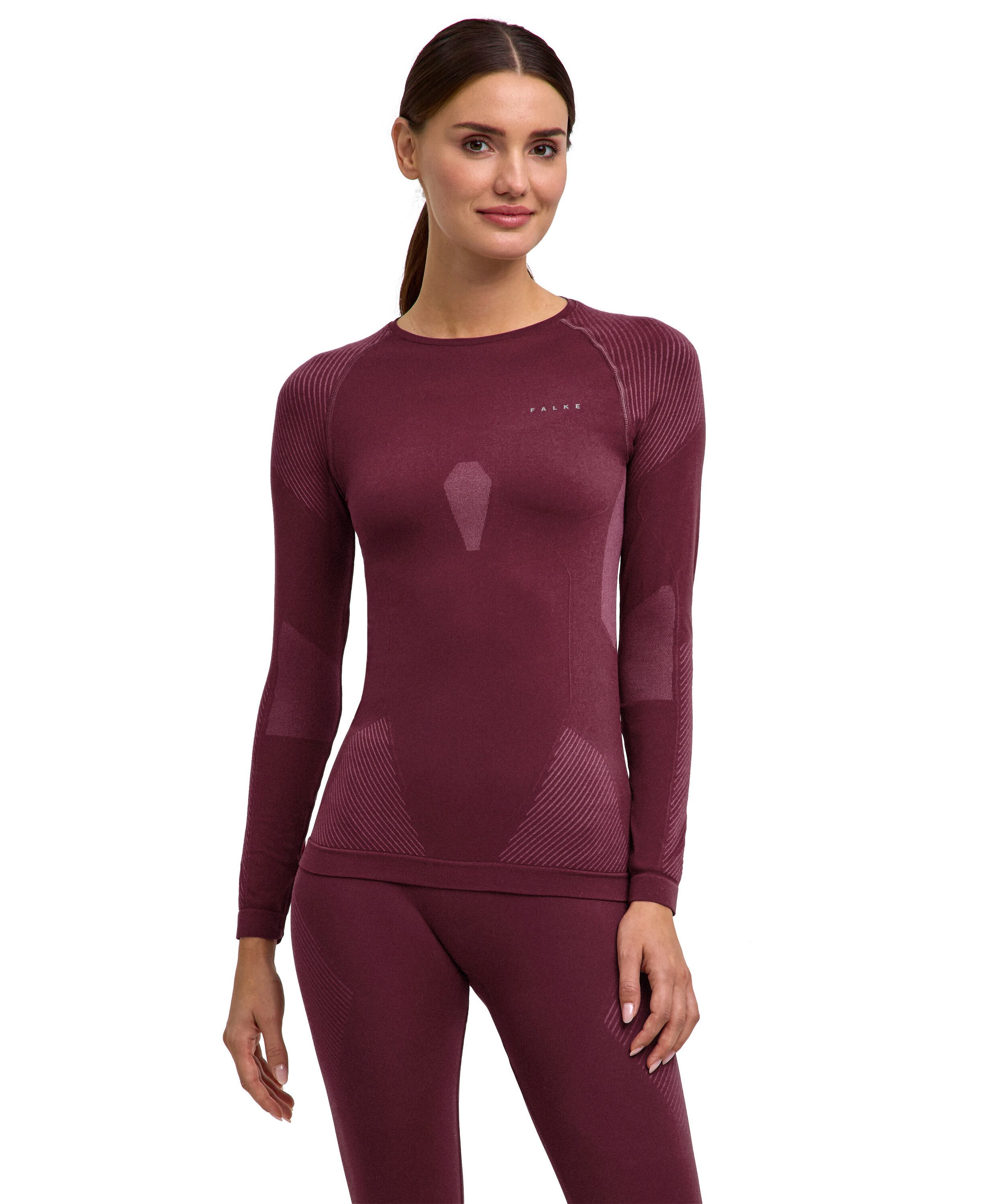 FALKE Funktionsshirt FALKE Langarmshirt Warm Damen (1-tlg., 1) thermoregulierend für warme bis kalte Temperaturen