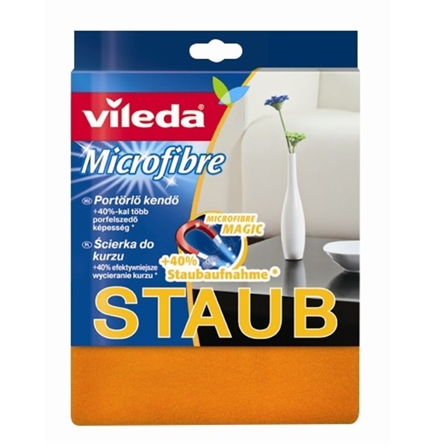 Vileda Staubwischer 168863, Staubtuch Mikrofasertuch | Staubbesen