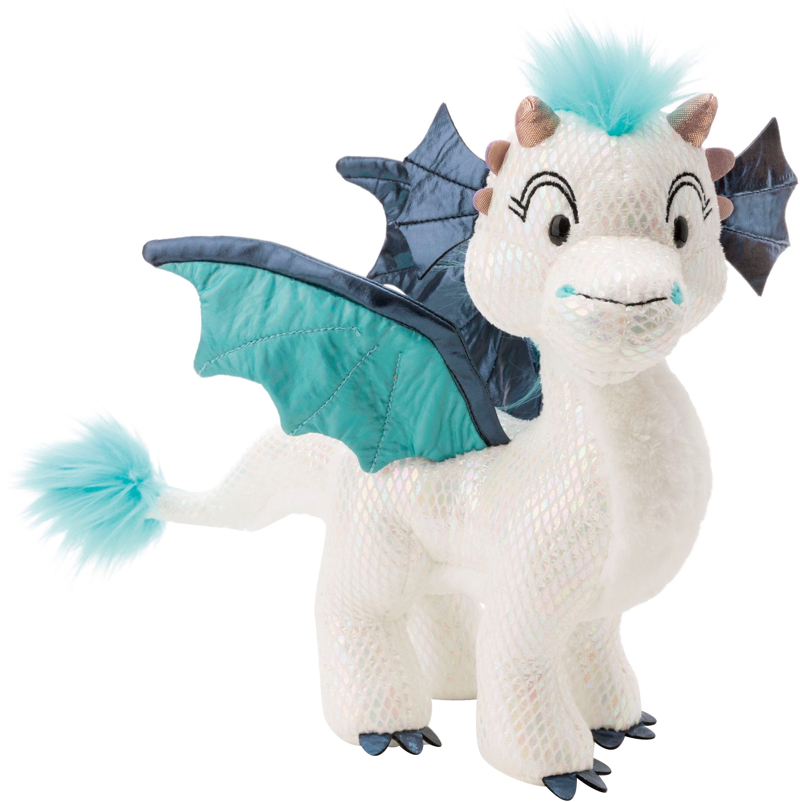 Nici Kuscheltier Winter, Drache Zafura, 50 cm stehend, enthält recyceltes Material