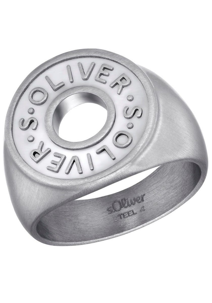 s.Oliver Fingerring Kreis, sich 2036852/-53/-54/-55, im Jeans-Buttons eines Der Look Fingerschmuck zeigt