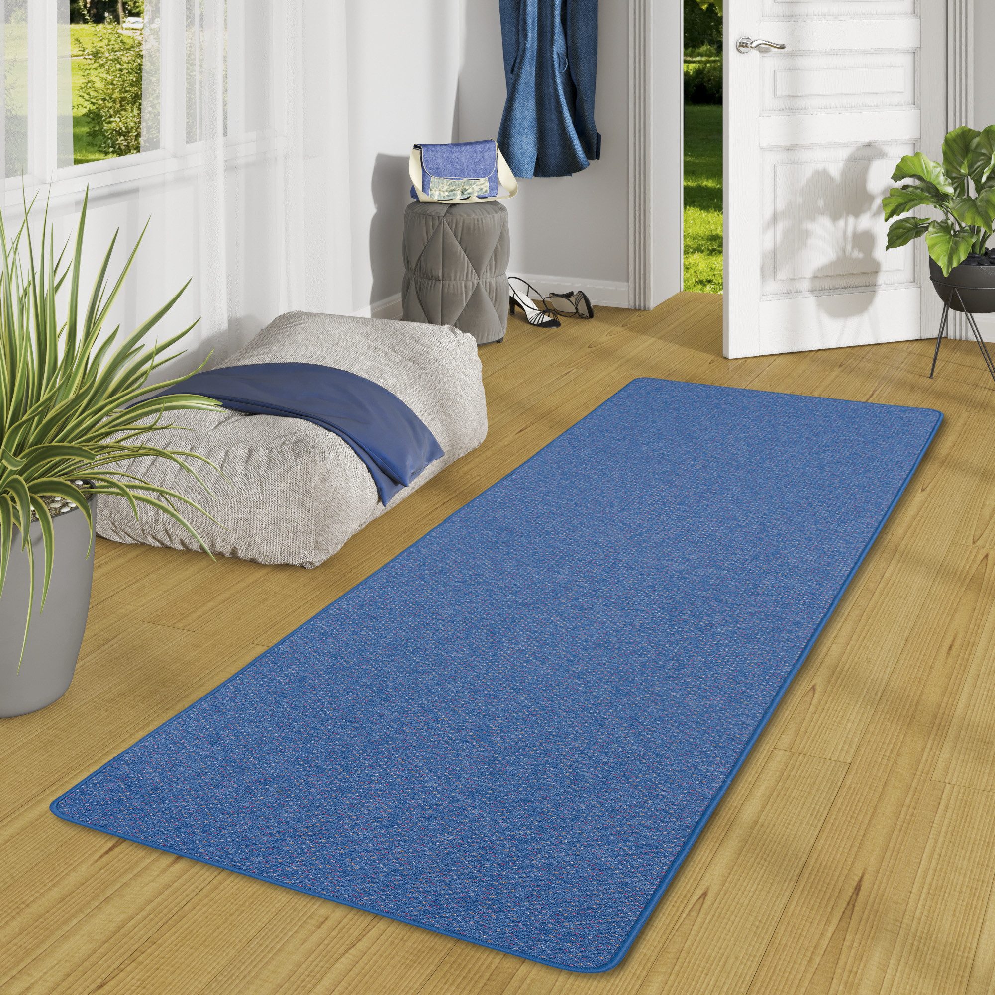 Snapstyle Veloursteppich Läufer Teppich Schlingen Teppich günstig online kaufen