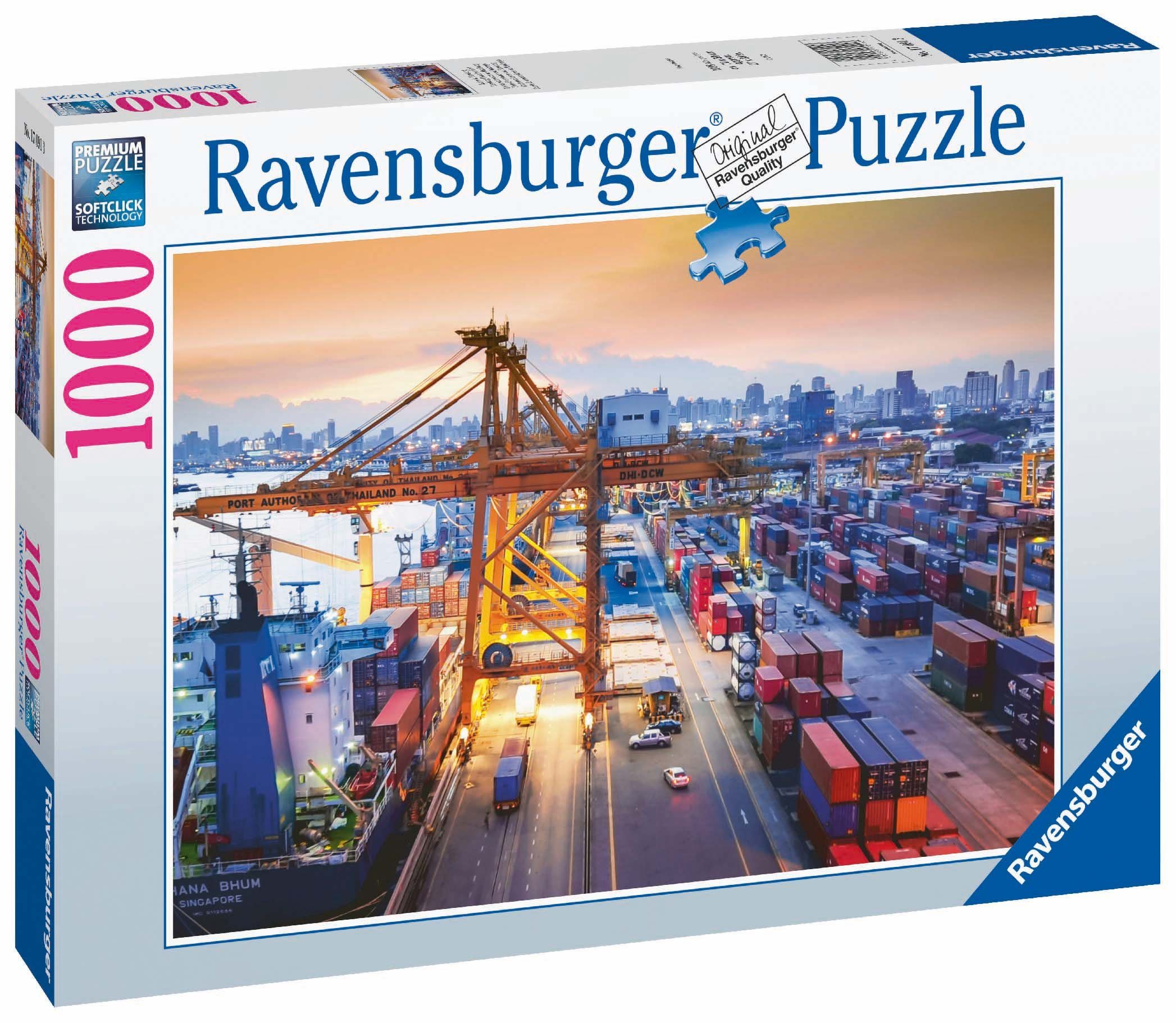 FSC® Puzzleteile, Puzzle Ravensburger - schützt - Hamburg, in weltweit Germany, Hafen in Made 1000 Wald
