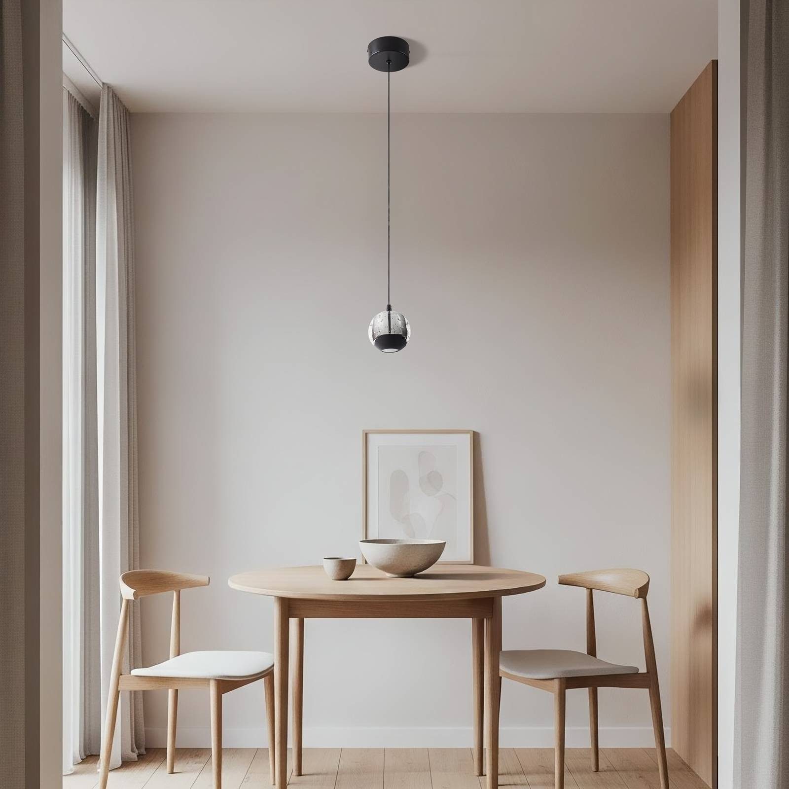 Lucande Hängeleuchte Hayley, LED 6 W gesamt, warmweiß