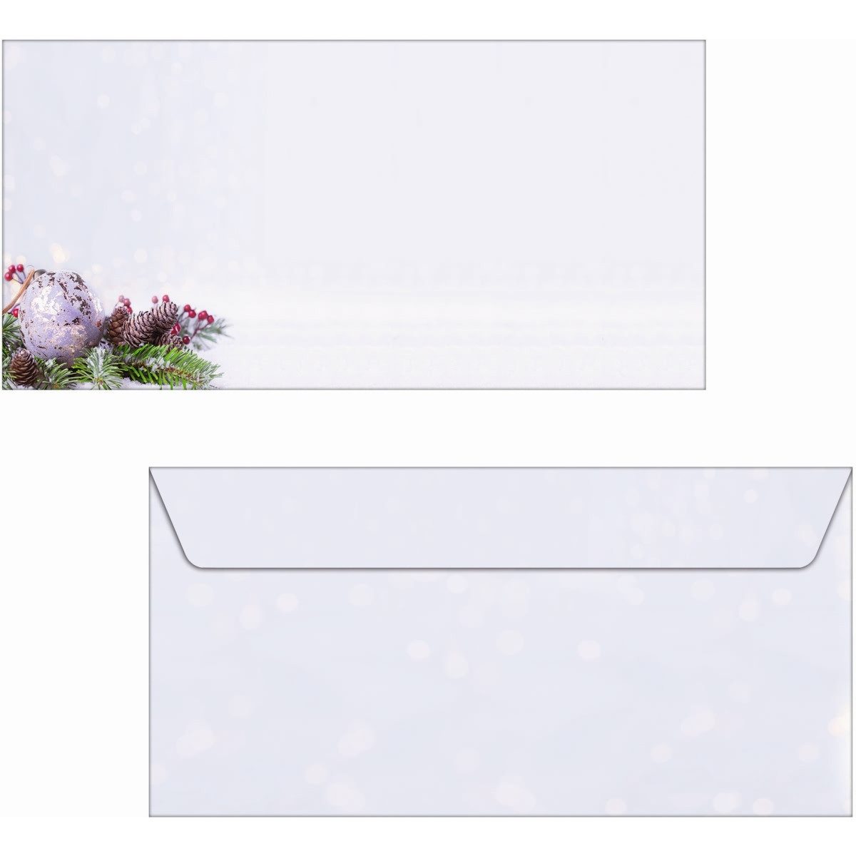 Sigel Briefumschlag Weihnachtsumschlag DIN lang 90g 25 Stück Charmful Christmas