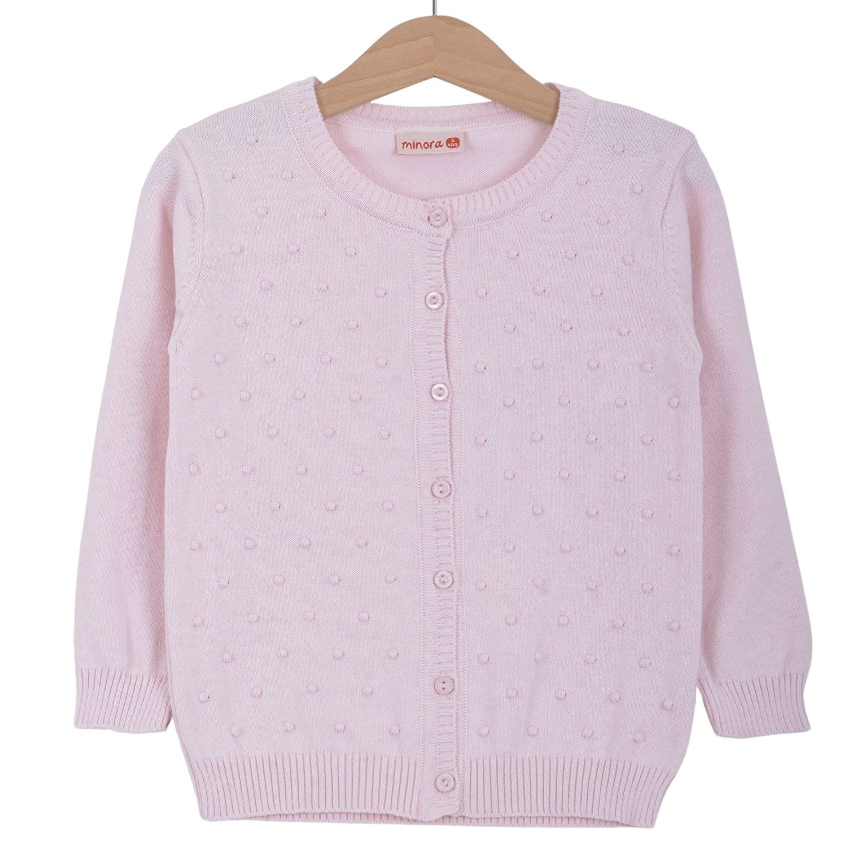 Cardigan Kinder Strickjacke/Cardigan für 5-8 Jahre, Leicht und Pflegeleicht