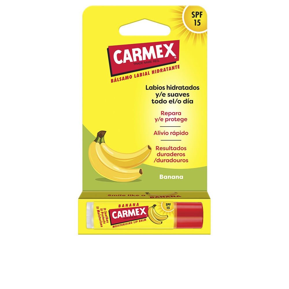 Carmex Lippenbalsam BANANA Lippenbalsamstift SPF15 4,25 gr