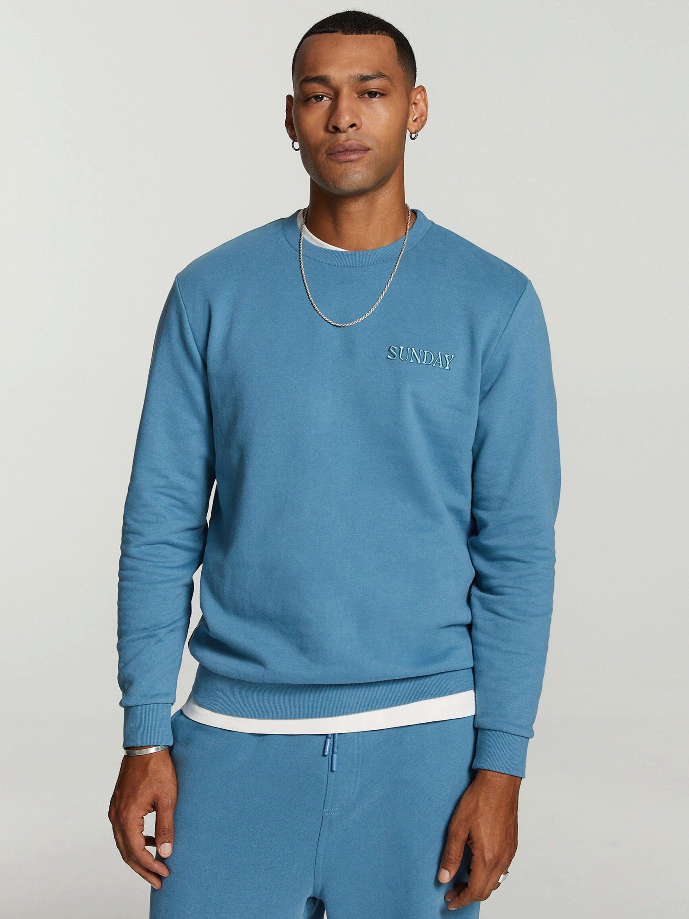 Shiwi Sweatshirt Sunday (1-tlg) Stickerei