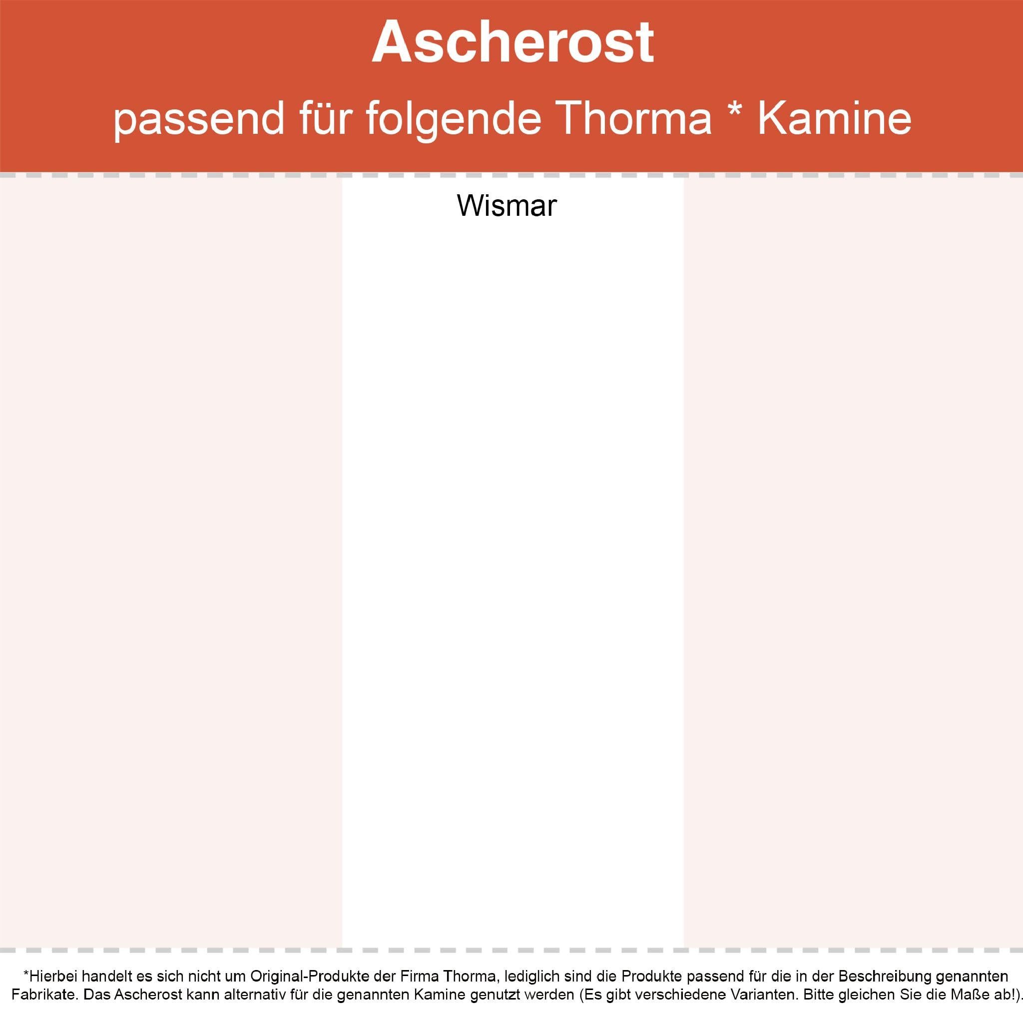 Feuerfest 123 GmbH Grillrost Kaminrost / Ascherost 280x160x10mm passend für Thorma Wismar**
