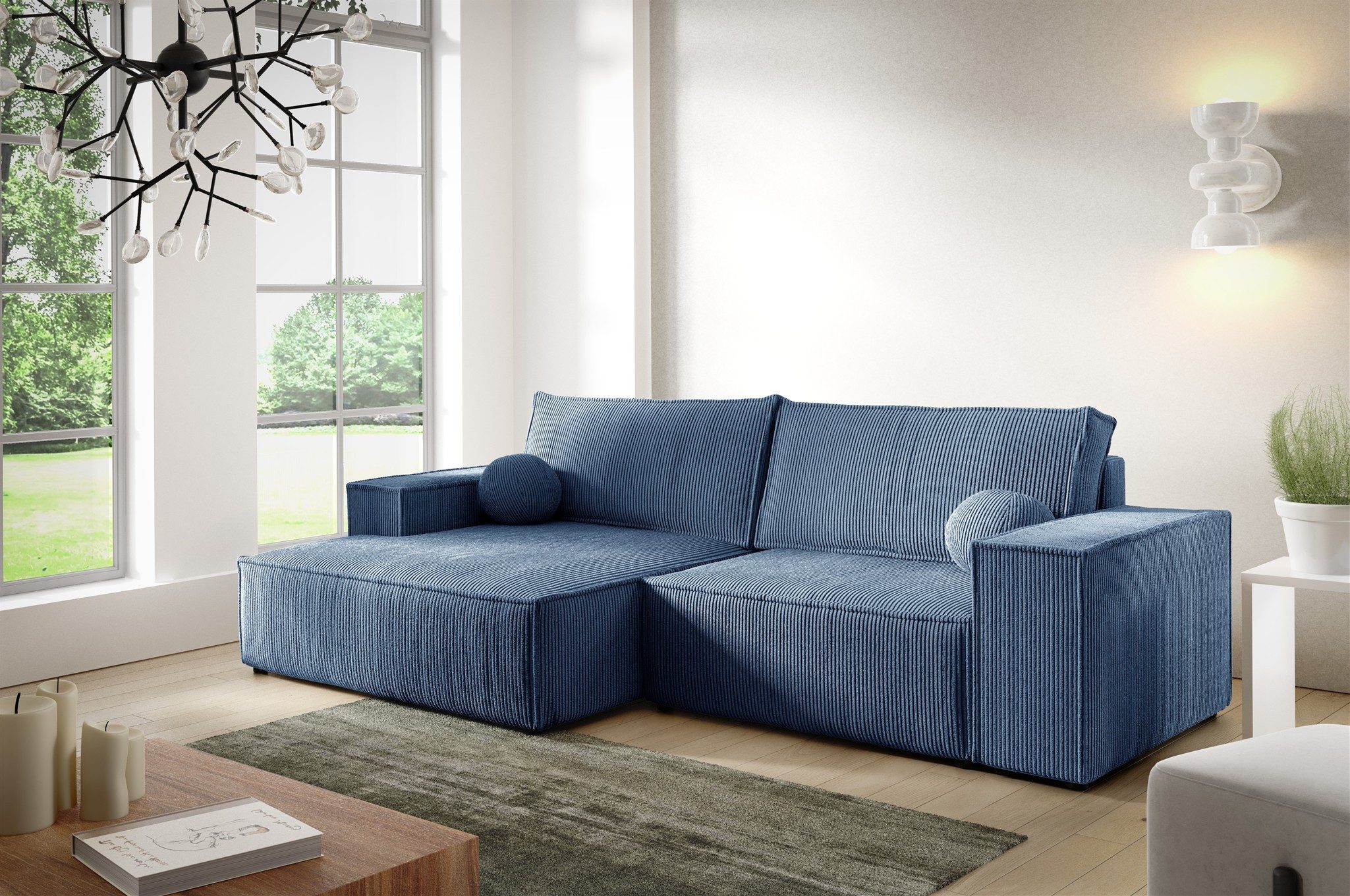 Fun Möbel Ecksofa Schlafsofa Sofa CORUNIA günstig online kaufen