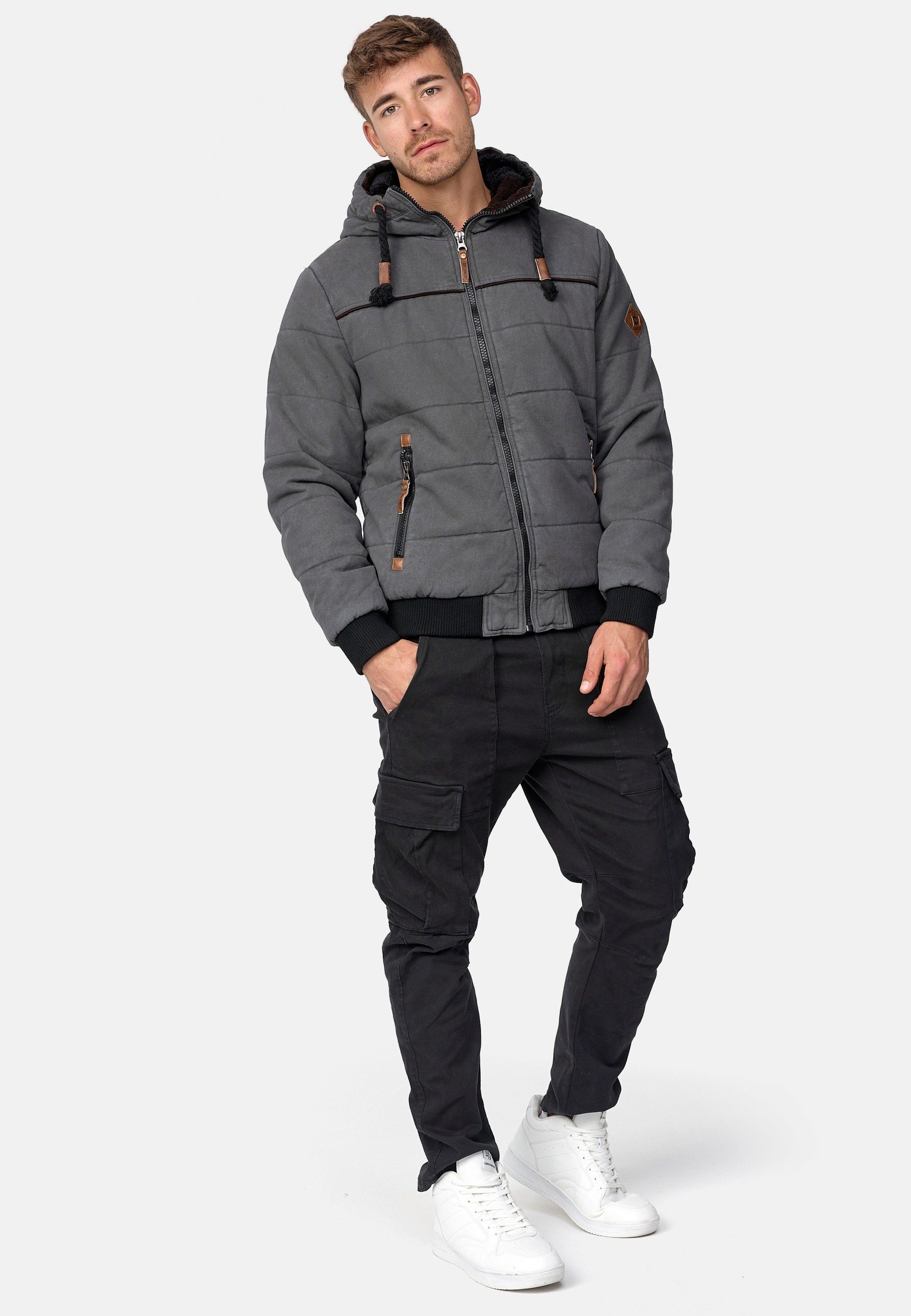 Indicode Winterjacke Herren Cowdell Jacke Winter Herrenjacke