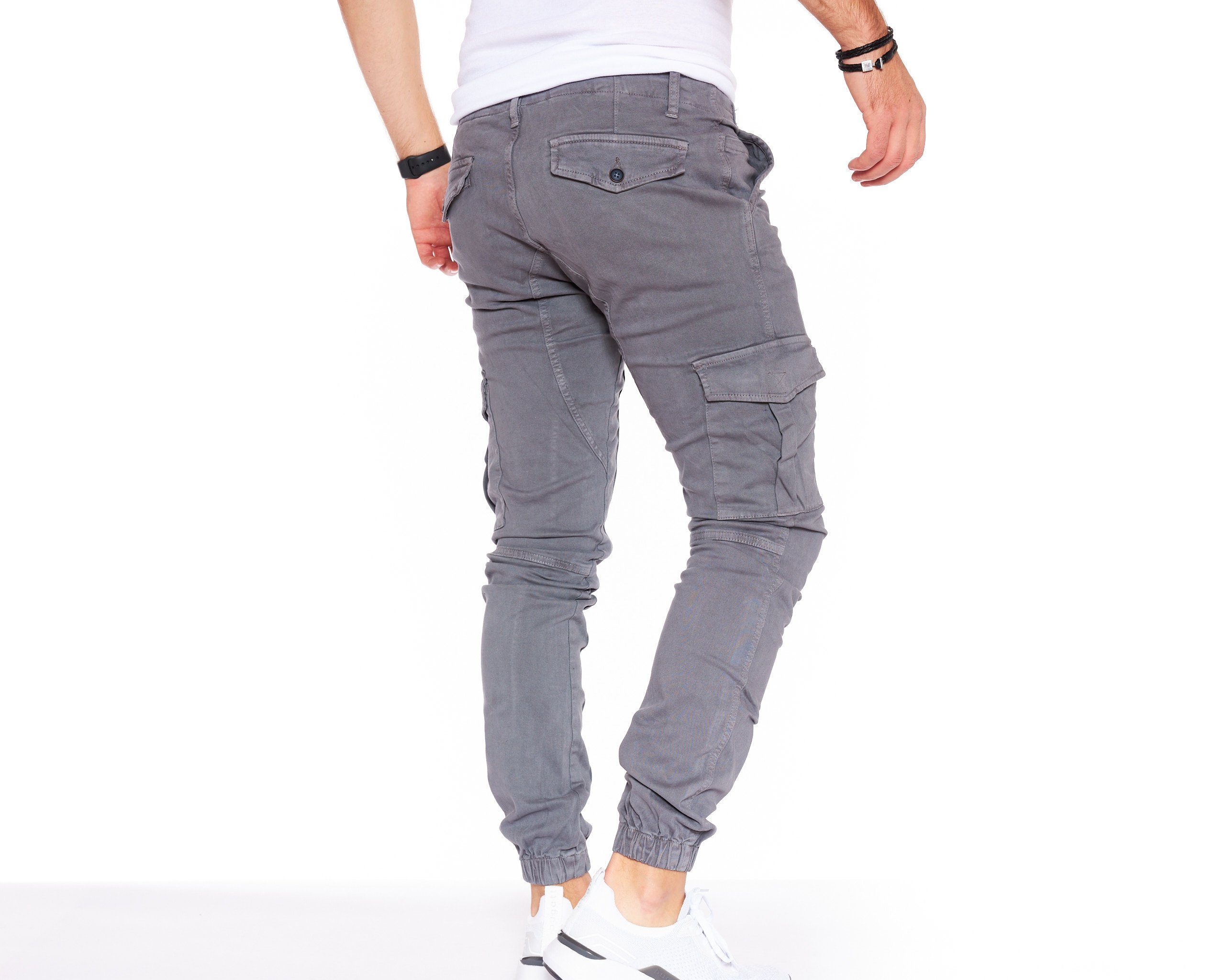 Styleko Cargohose Slim fit Cargohose Herren Cargohose männer Cargohose für Herren Jogger – Bild 5 von 5