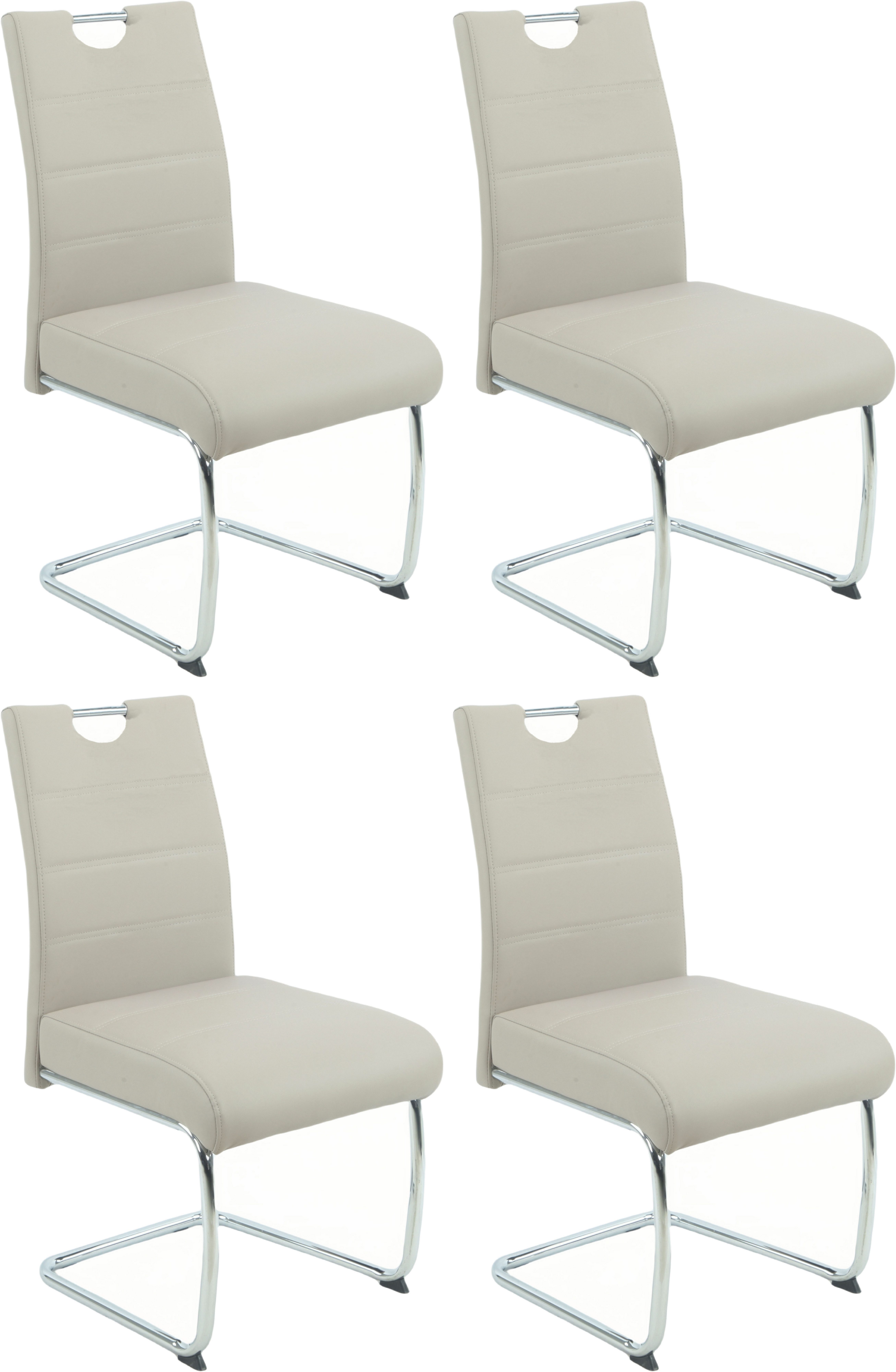 HELA Freischwinger FLORA Freischwinger mit Griff, 140kg belastbar (Set, 4 S günstig online kaufen