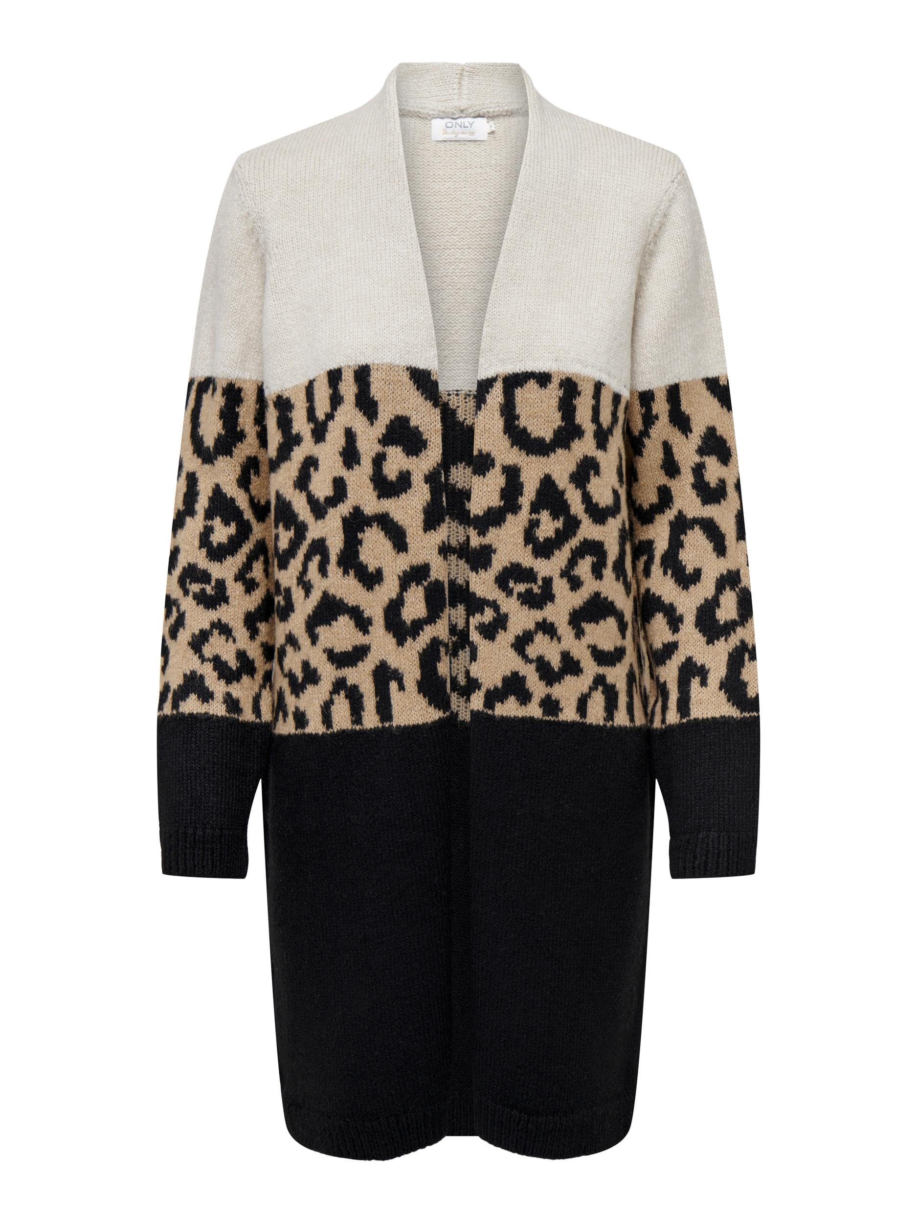 CARDIGAN KNT ONLJADE ANIMAL CC ONLY LS Strickjacke