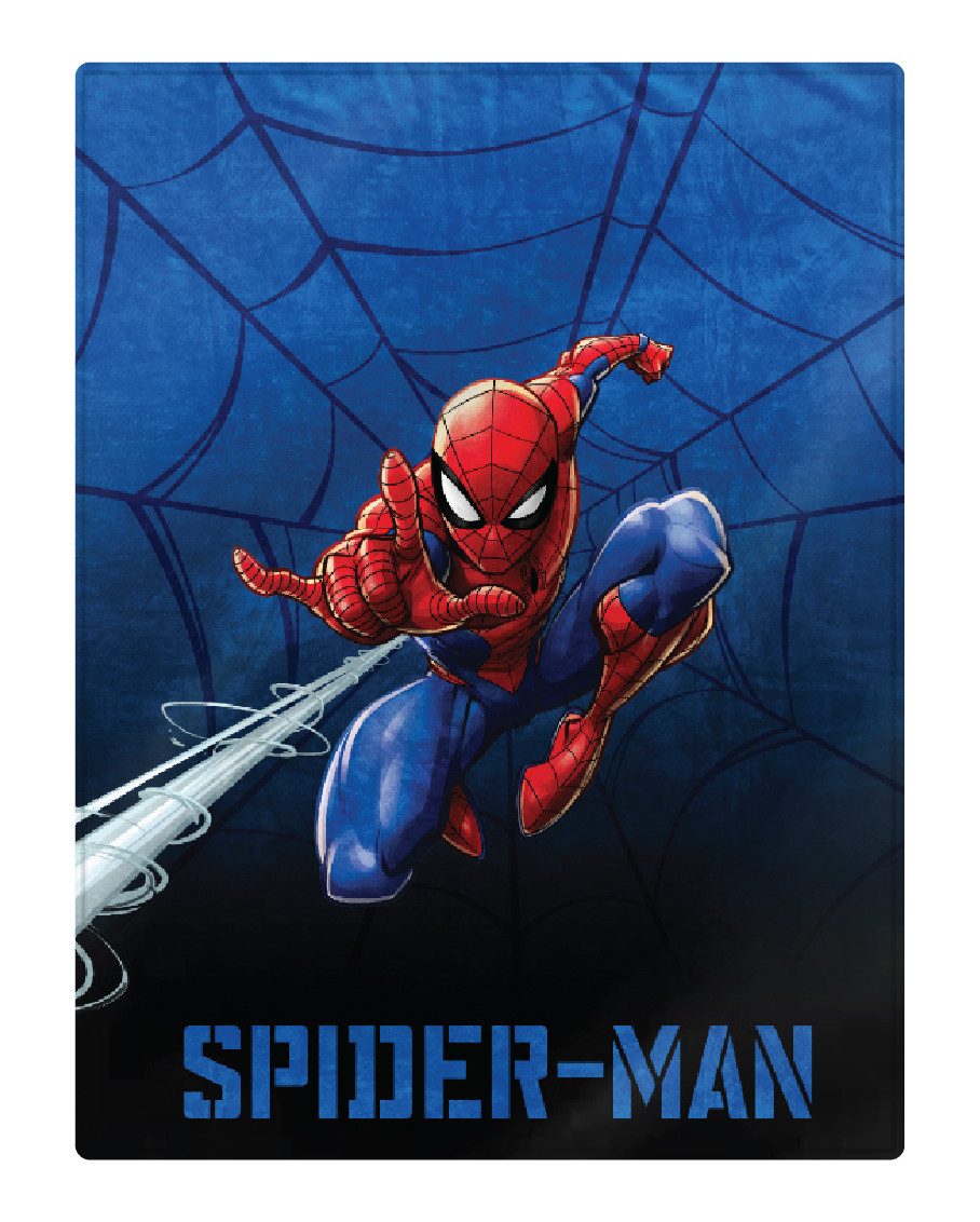 Wohndecke Spiderman Fleecedecke Kuscheldecke 150 x 200 cm, MARVEL günstig online kaufen