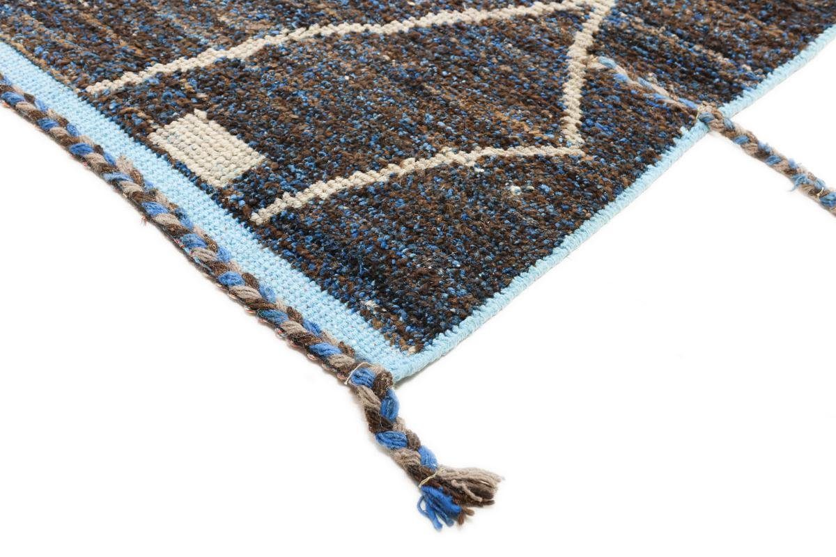 Orientteppich Berber Maroccan 263x380 25 mm Trading, Höhe: Nain Design Handgeknüpfter rechteckig, Orientteppich, Moderner