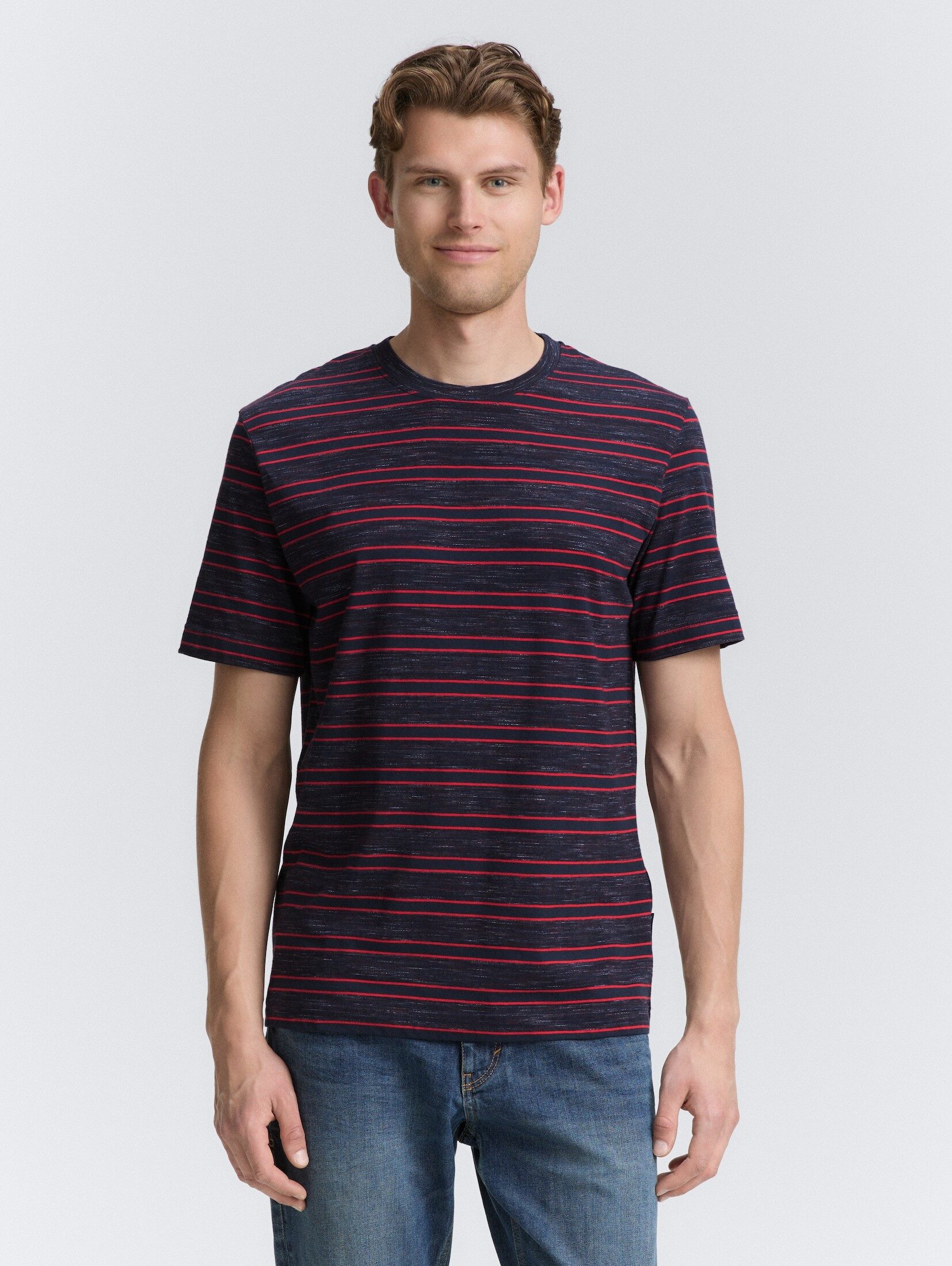 TOM TAILOR T-Shirt T-Shirt T-Shirt mit Streifenmuster