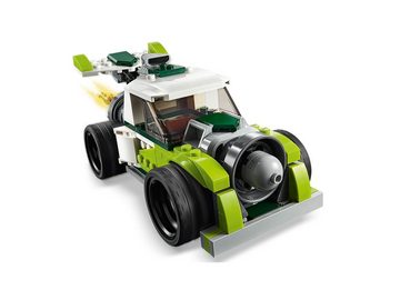 LEGO® Konstruktionsspielsteine LEGO® Creator 3in1 - Raketen-Truck, (Set, 198 St)