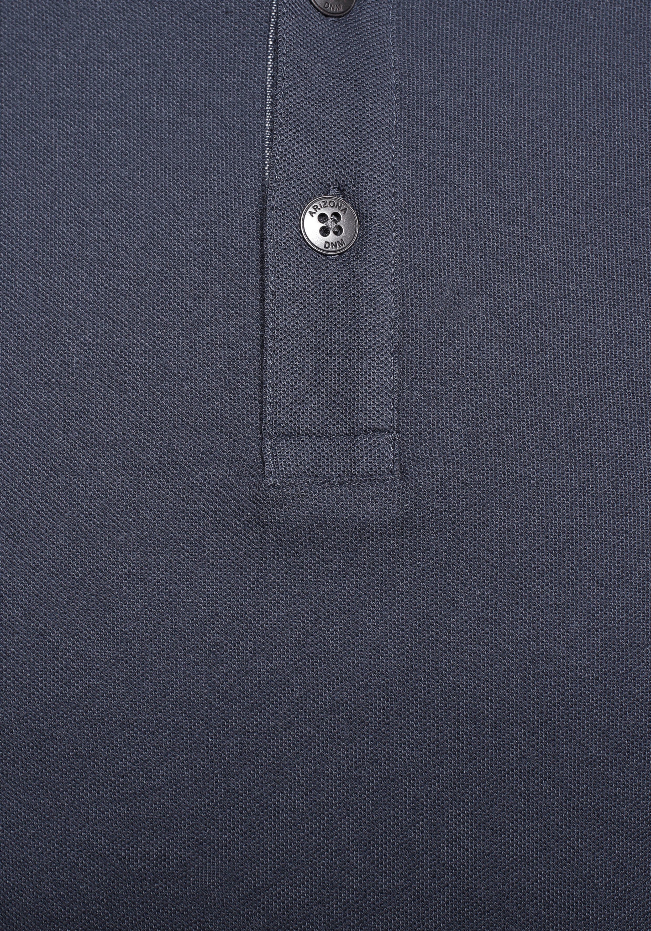 Arizona Poloshirt Kurzarm, mit Rippbündchen, Polokragen, aus Piqué-Stoff