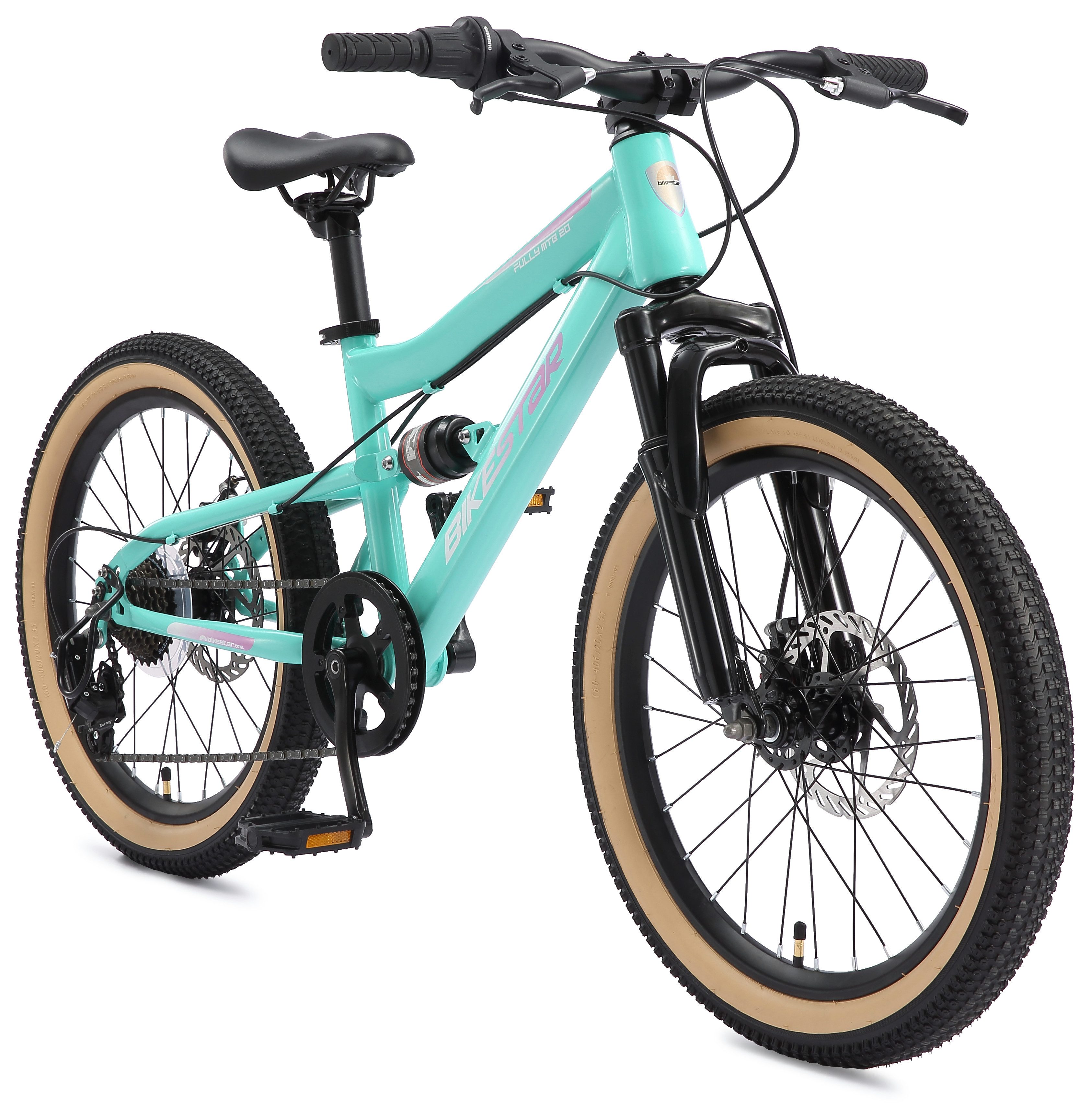 Bikestar Jugendfahrrad, 7 Gang Shimano RD-TY21 Schaltwerk, Kettenschaltung