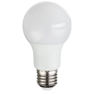 etc-shop LED Pendelleuchte, Leuchtmittel inklusive, Warmweiß, LED 7 Watt Hänge Leuchte Riefenglas weiß Beleuchtung Pendel Lampe-