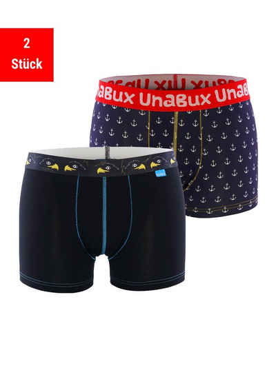 UnaBux Retro Pants Boxer Briefs HAWK HEAD / FIVE FINGERS (2-St)