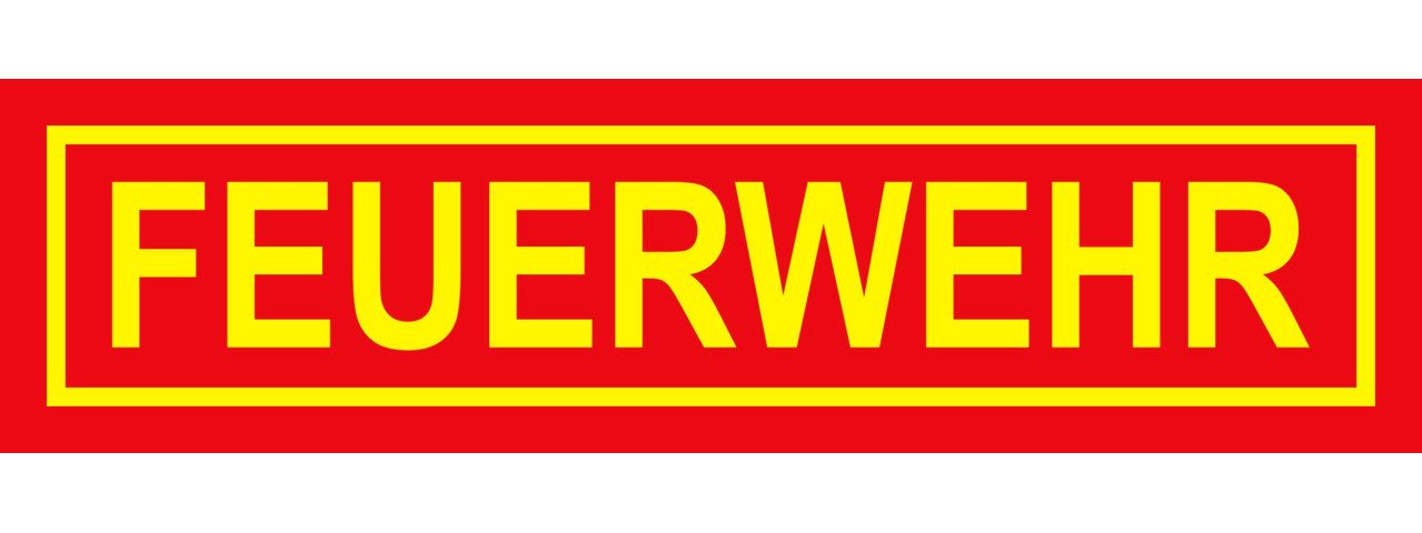 Hermann Schütz Aufkleber Hermann Schütz Aufkleber Feuerwehr 50x205mm