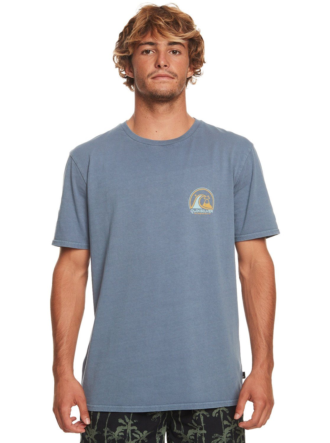 Clean Bering Quiksilver Circle T-Shirt Sea