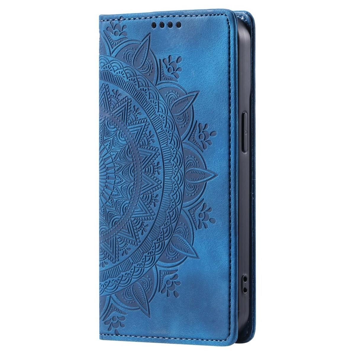 CoverKingz Handyhülle Hülle für Samsung Galaxy A16 5G Handyhülle Flip Case Cover Tasche 16,9 cm (6.7 Zoll), Klapphülle Schutzhülle mit Kartenfach Schutztasche Motiv Mandala