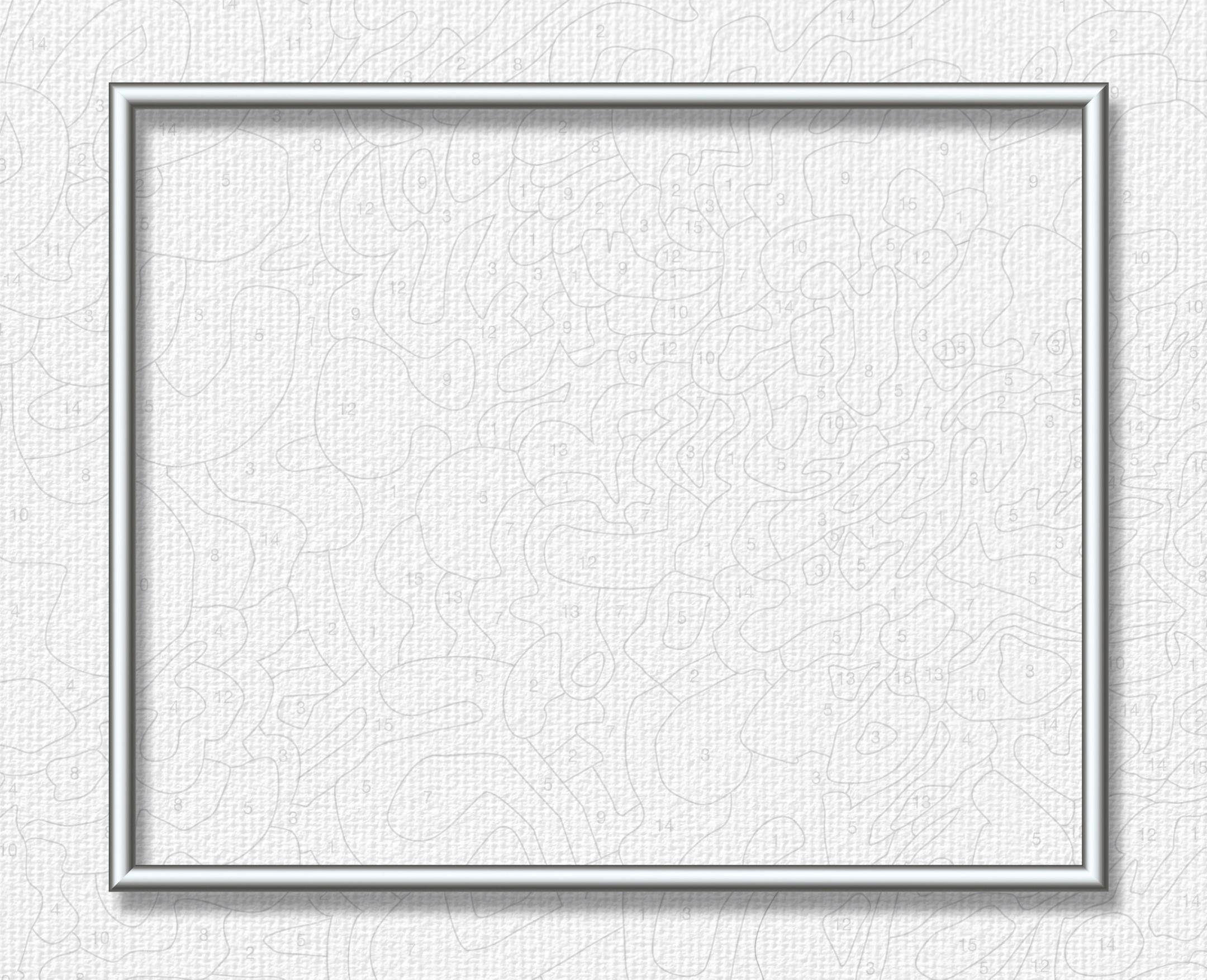 Schipper Bilderrahmen Malen nach Zahlen, 40x50 cm, silberfarben, Made in Ge günstig online kaufen