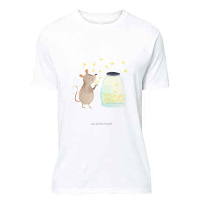 Mr. & Mrs. Panda T-Shirt Maus Sterne - Weiß - Geschenk, Herrn, Taufe, Sprüche, Schwangerschaft (1-tlg)