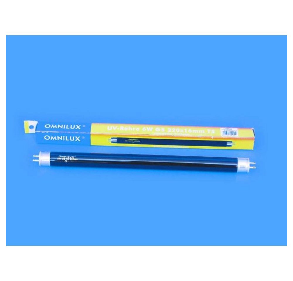 OMNILUX UVC-Leuchtmittel UV-Röhre 6W G5 T5 5000h 220x16mm  Rabatt: 16 %