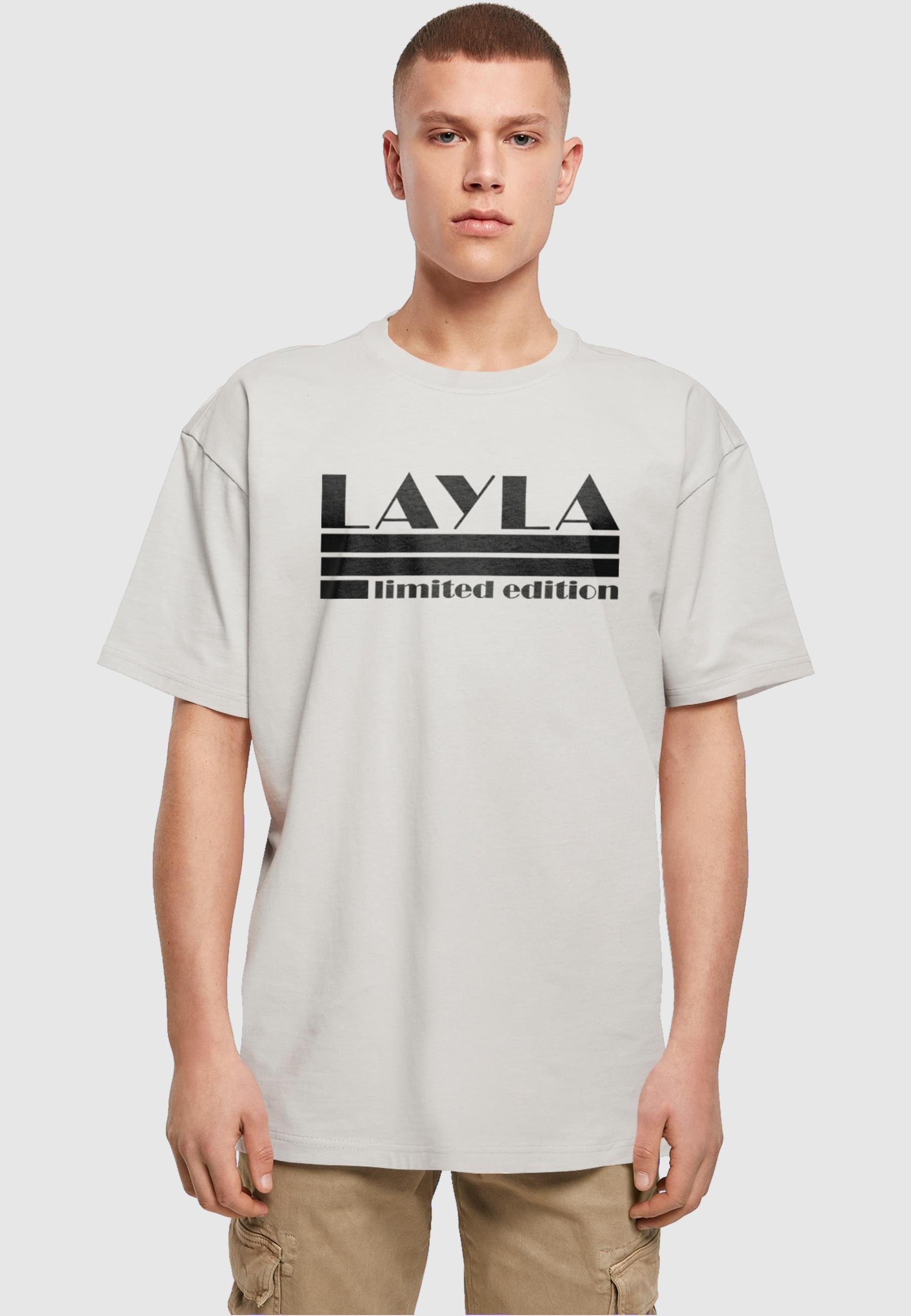 Tee Layla (1-tlg) Edition Merchcode Herren Oversize T-Shirt lightasphalt Limited -