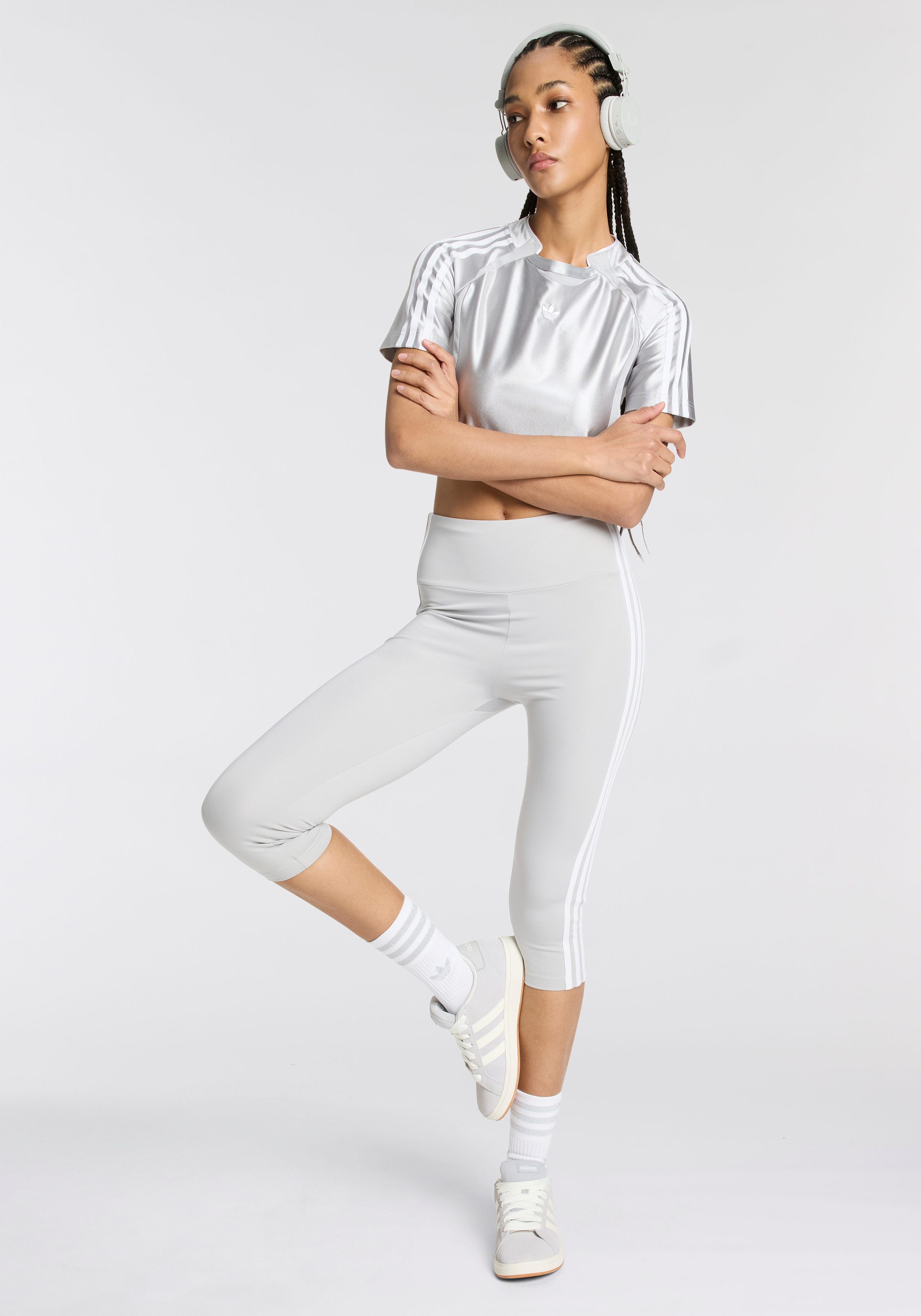 adidas Originals Sportsocken MIDCUT GLITTER CREW SOCKEN, 2 PAAR (2-Paar) günstig online kaufen