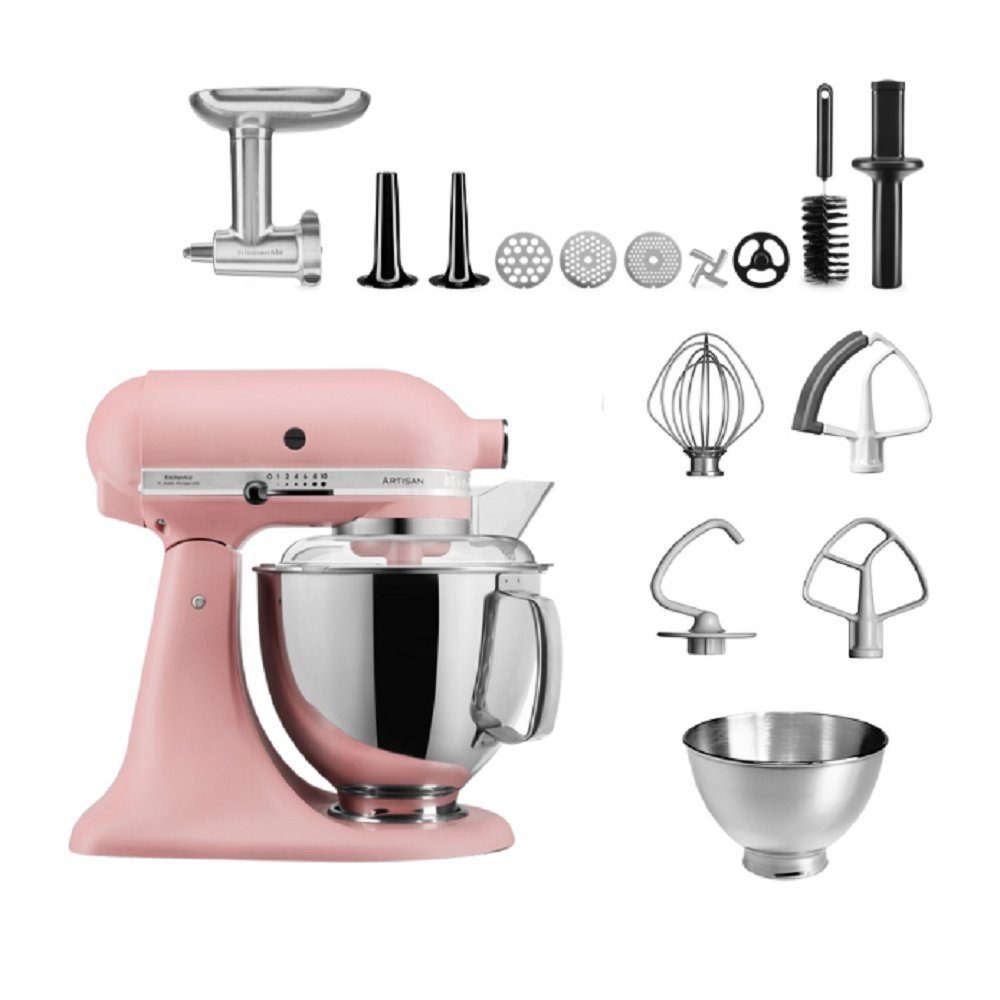 Küchenmaschine KitchenAid KitchenAid Artisan L Küchenmaschine 5KSM175 4,8 Meatlover Altrosa