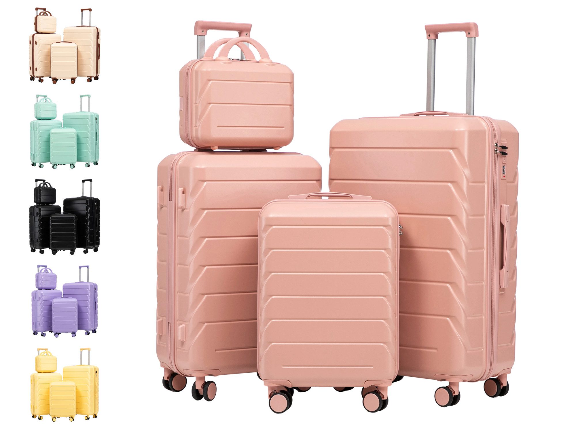 Trolleyset Hartschalen Koffer S-M-L-XL-Set Reisekoffer Trolley