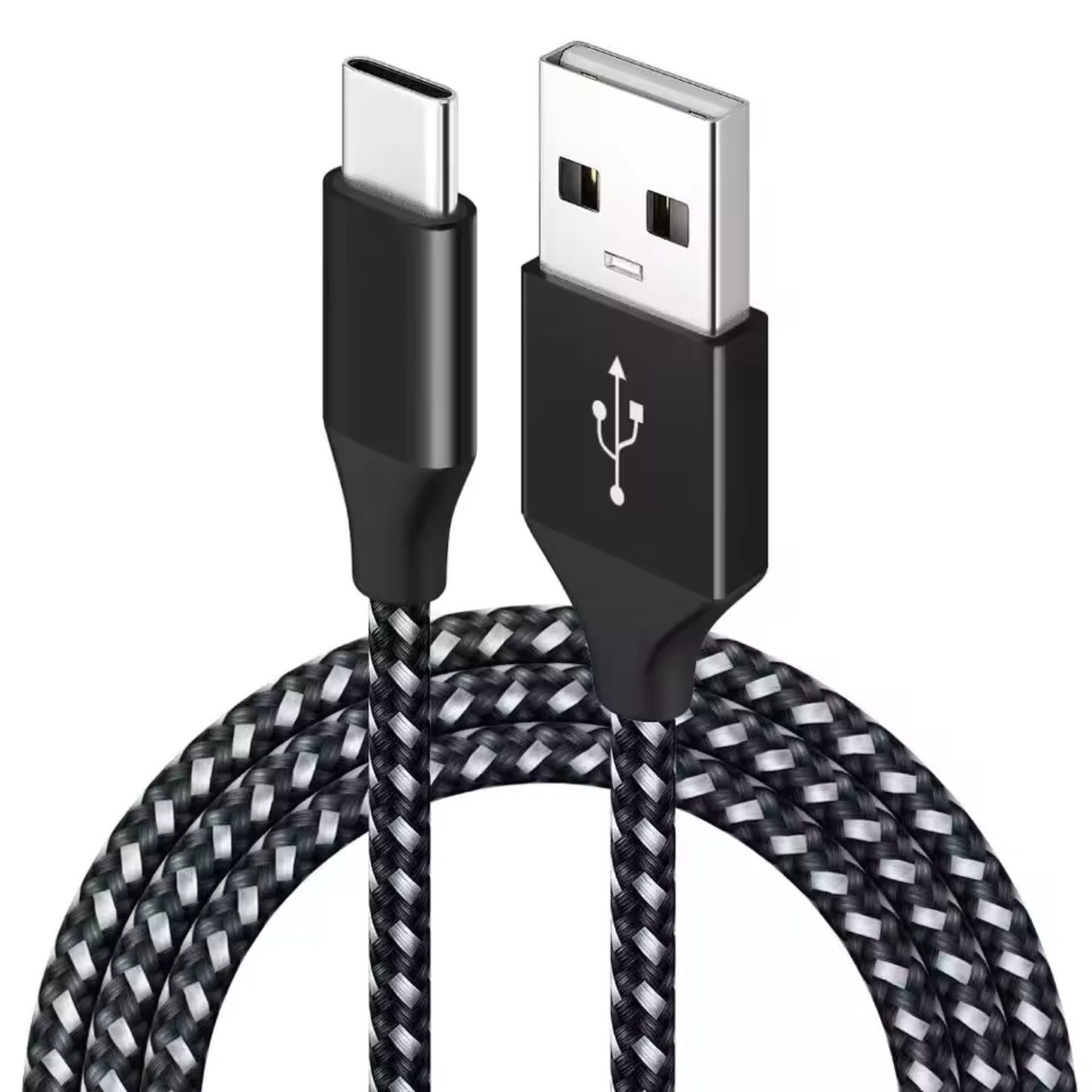 Alpha Electronics USB C Datenkabel SCHNELL Ladekabel für Samsung usw.- mehrere Längen USB-Kabel, USB-C, USB Typ A (300 cm)