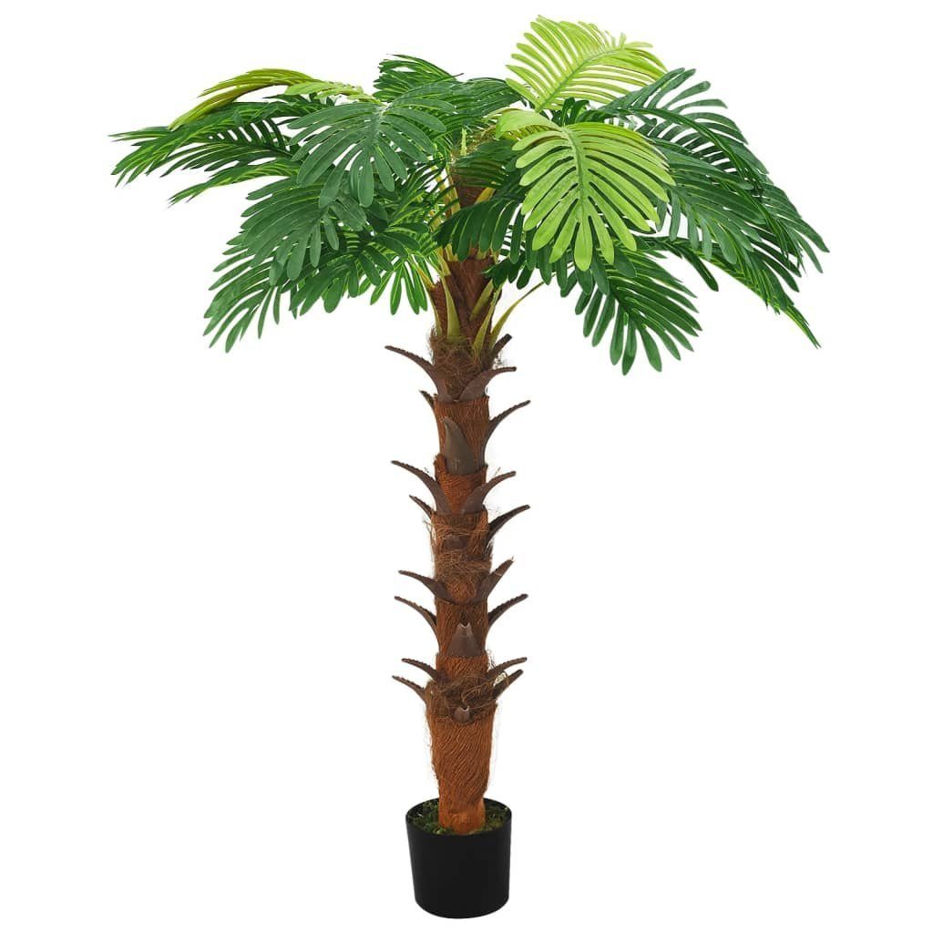 Kunstpflanze Grün, Höhe Cycas Künstliche 160 Palme cm Topf furnicato, 160 mit cm